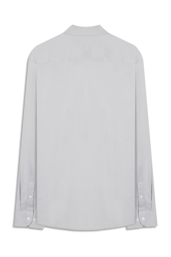 Camisa Bambu Classic Fusioned Ml Azul Seco