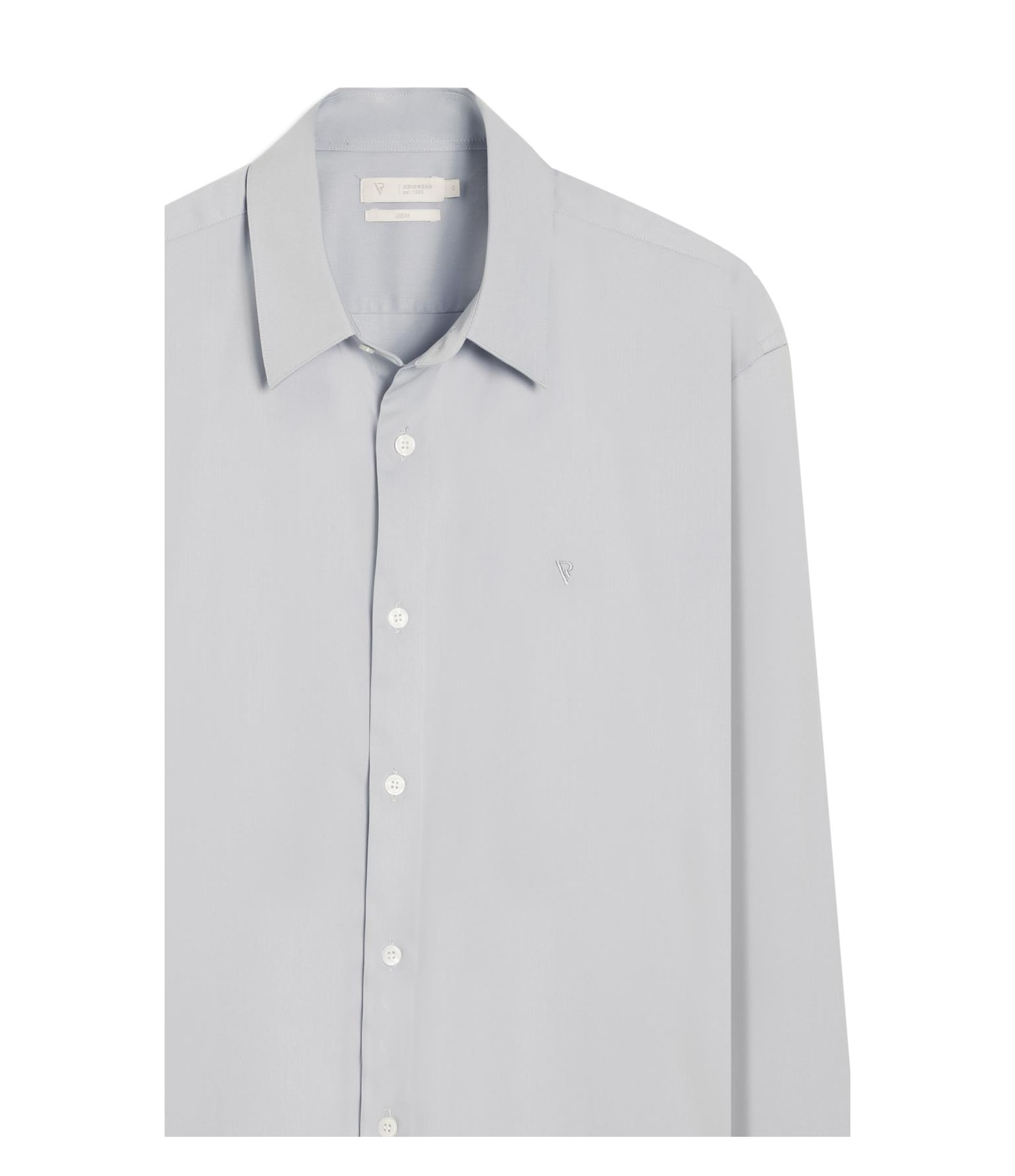 Camisa Bambu Classic Fusioned Ml Azul Seco