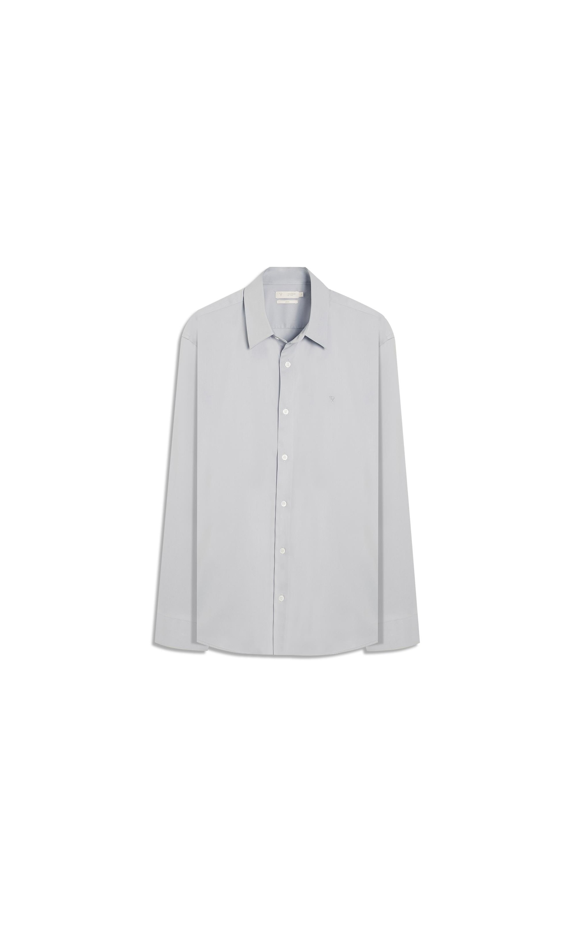 Camisa Bambu Classic Fusioned Ml Azul Seco