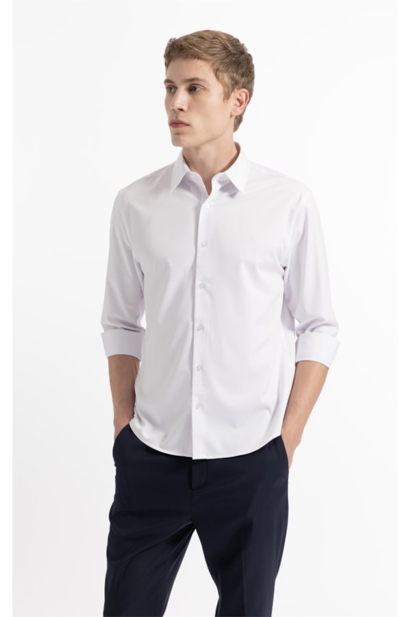 Camisa Bambu Classic Fusioned Ml Branco