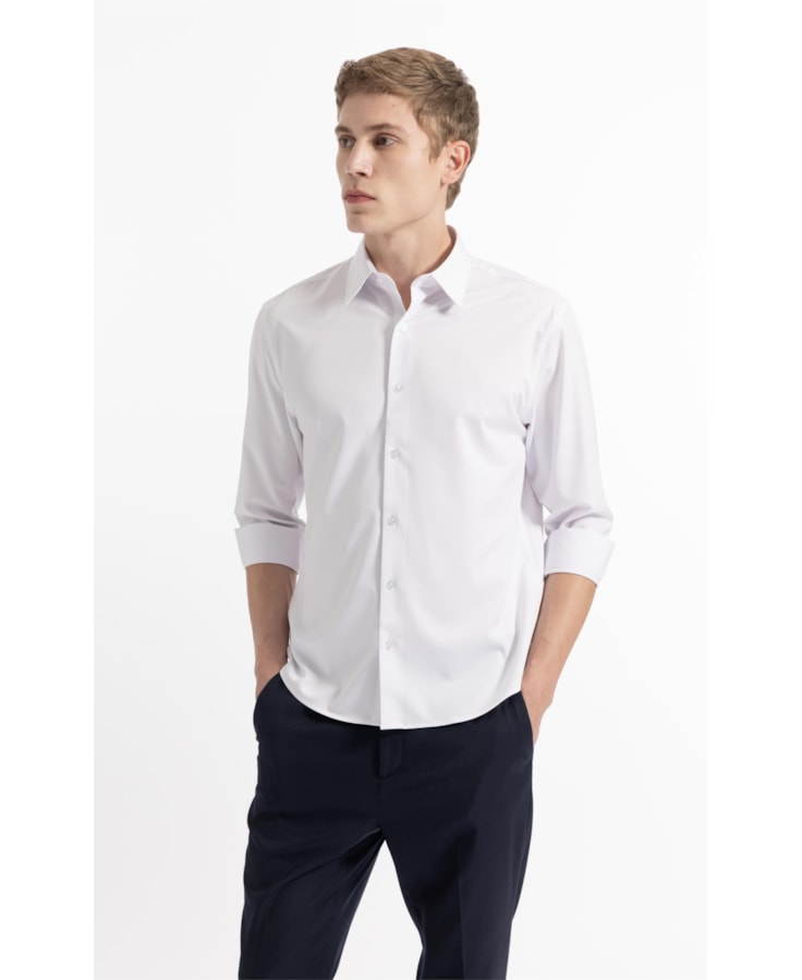 Camisa Bambu Classic Fusioned Ml Branco