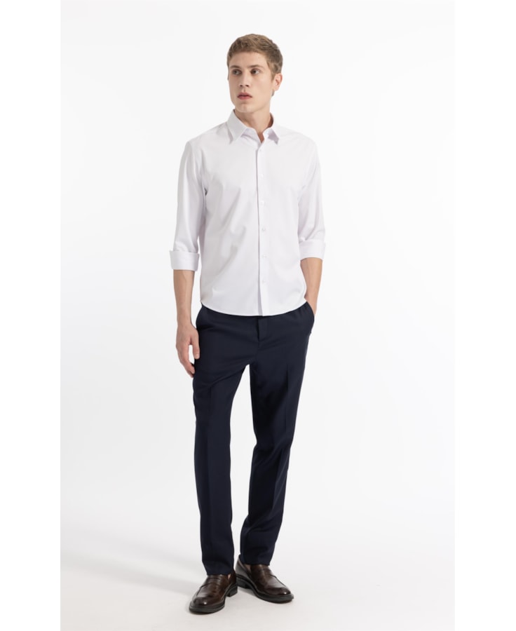 Camisa Bambu Classic Fusioned Ml Branco