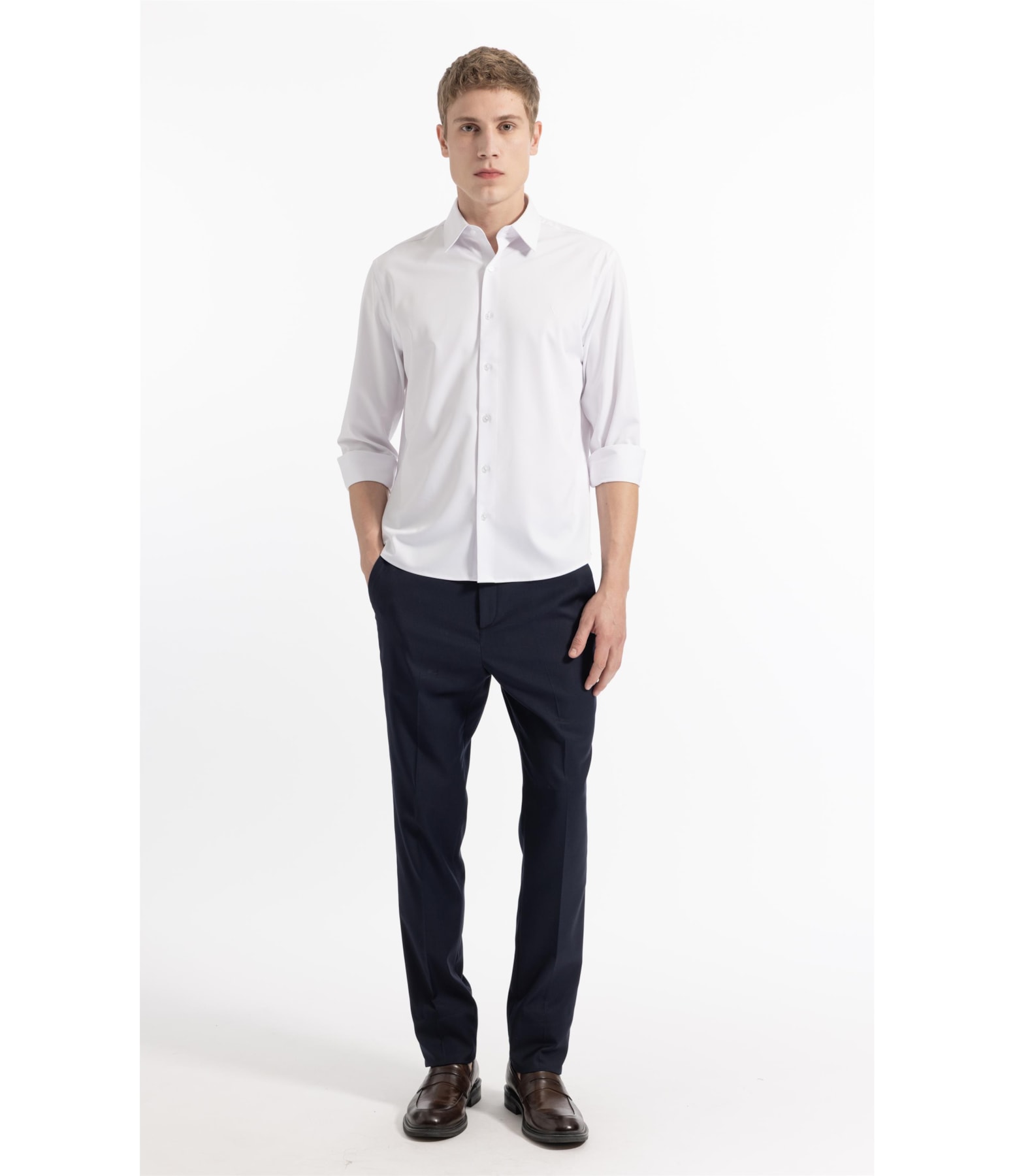 Camisa Bambu Classic Fusioned Ml Branco