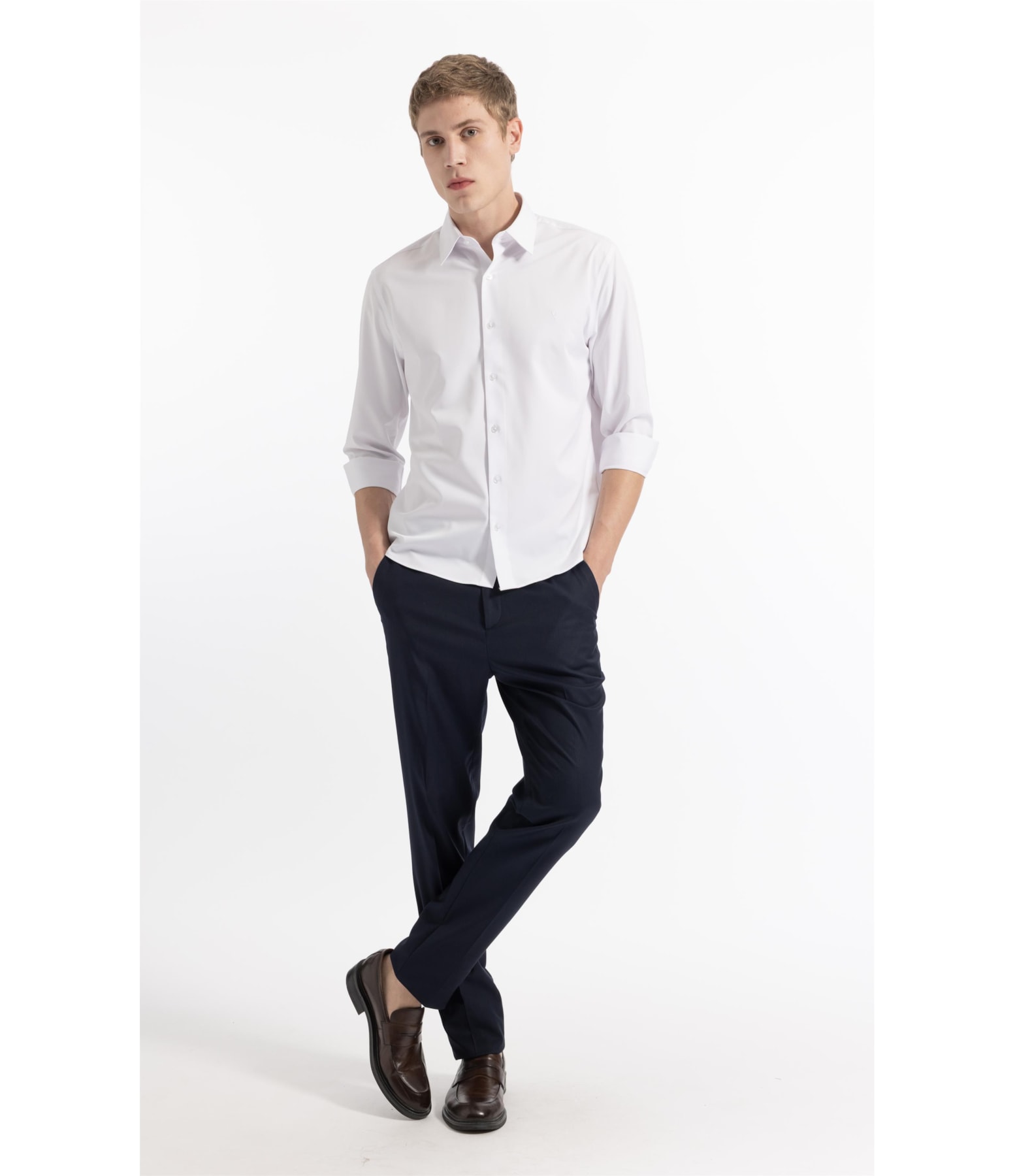 Camisa Bambu Classic Fusioned Ml Branco