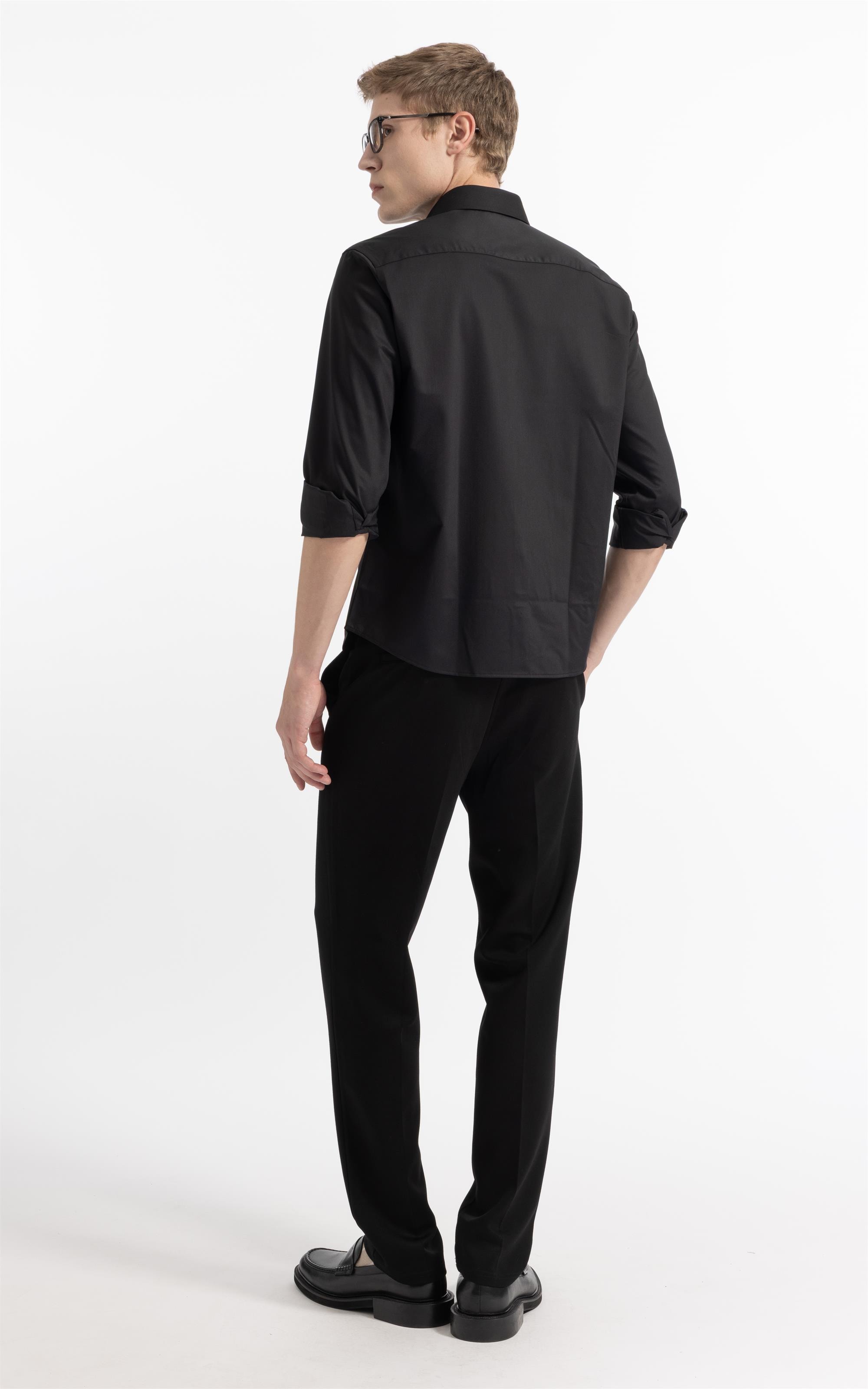Camisa Bambu Classic Fusioned Ml Dark Navy