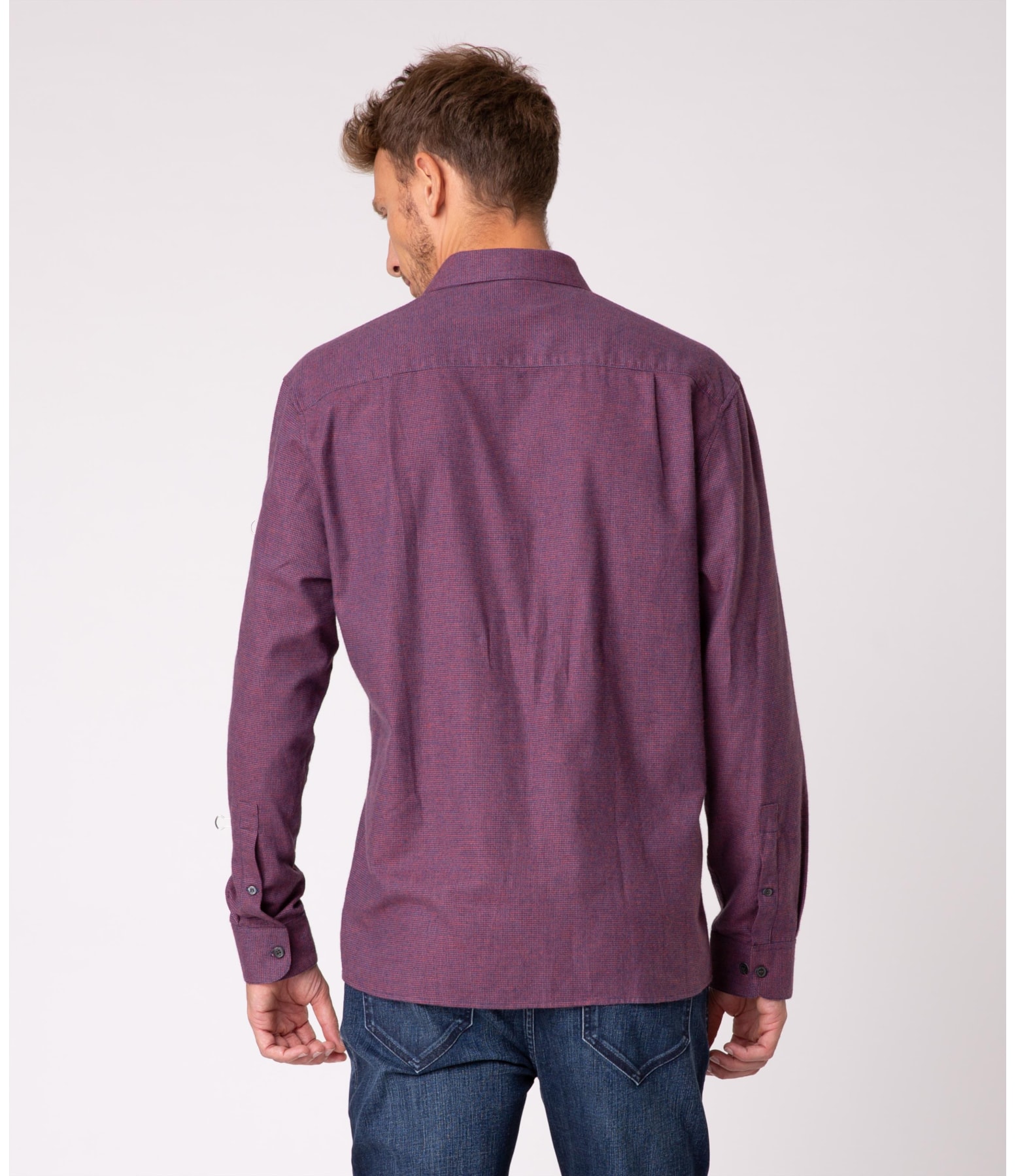 Camisa Basilicata Nr Anatomic Bordeaux