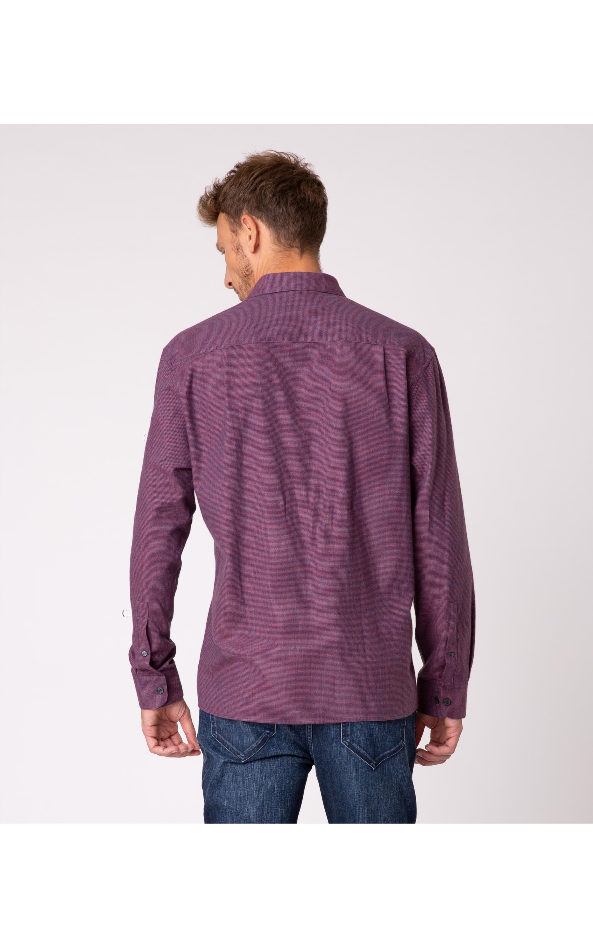 Camisa Basilicata Nr Anatomic Bordeaux