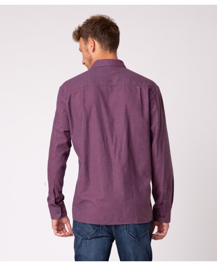 Camisa Basilicata Nr Anatomic Bordeaux