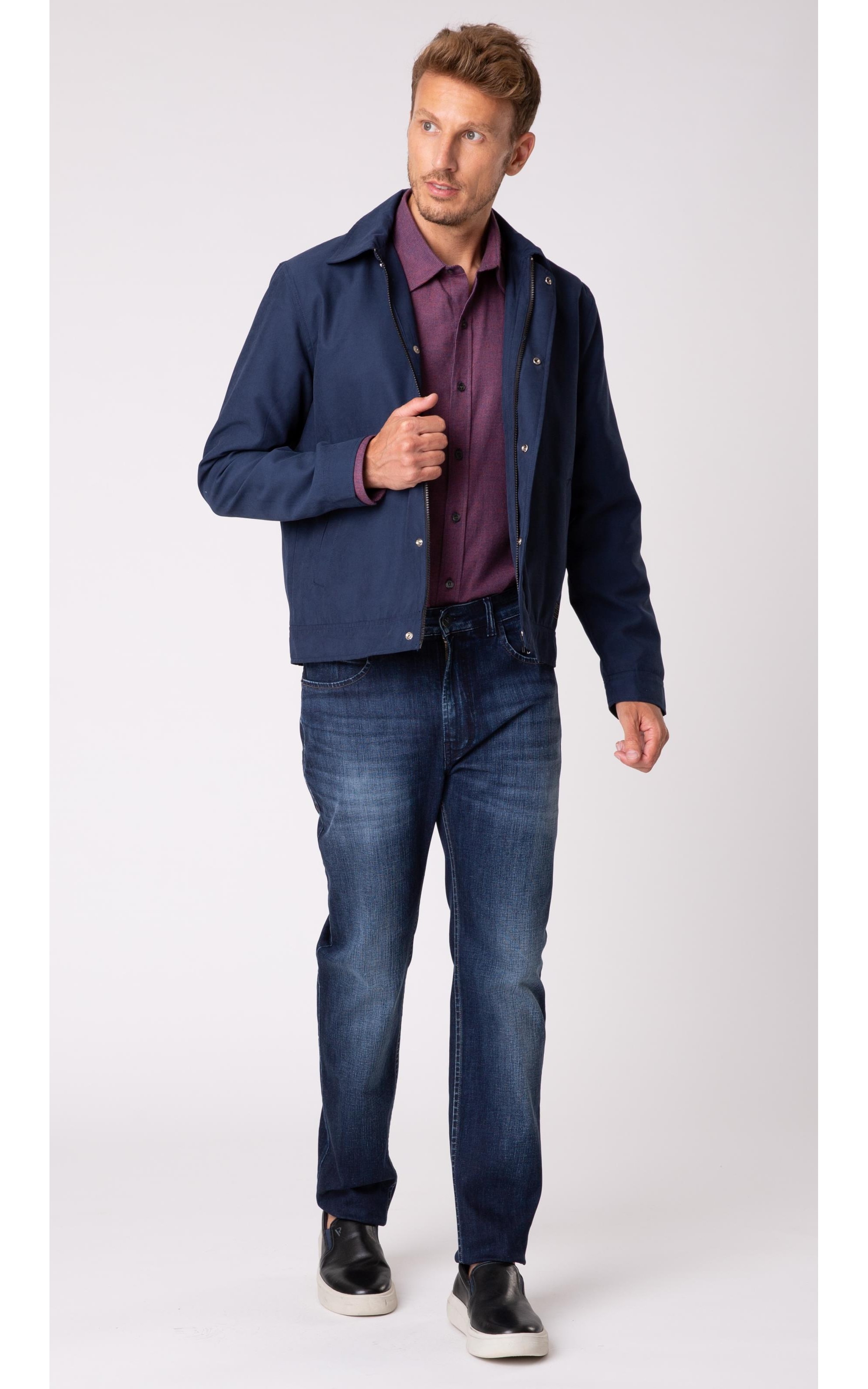 Camisa Basilicata Nr Anatomic Bordeaux
