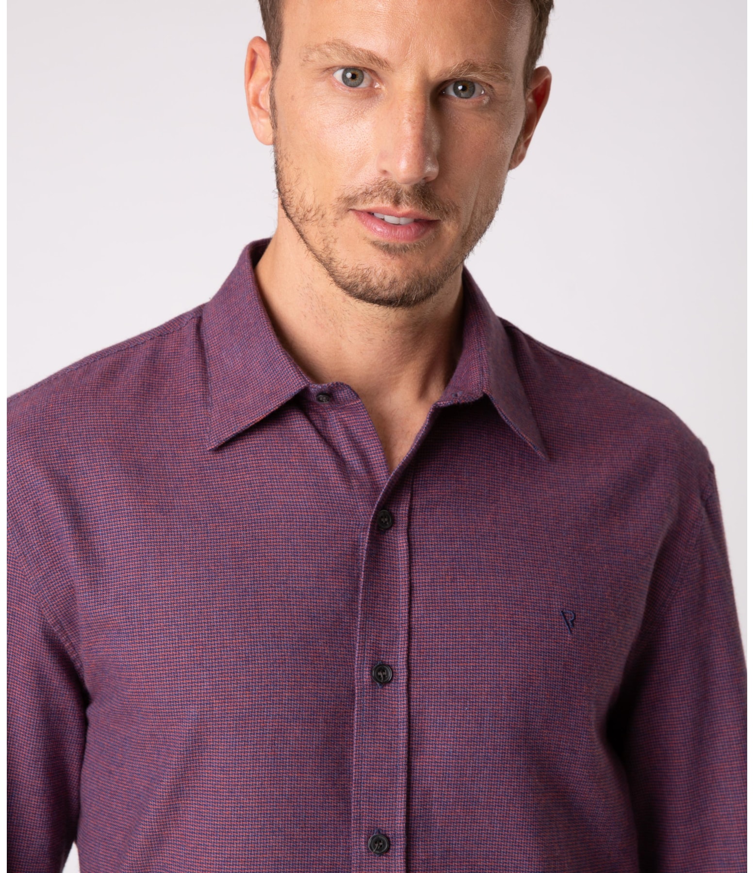 Camisa Basilicata Nr Anatomic Bordeaux