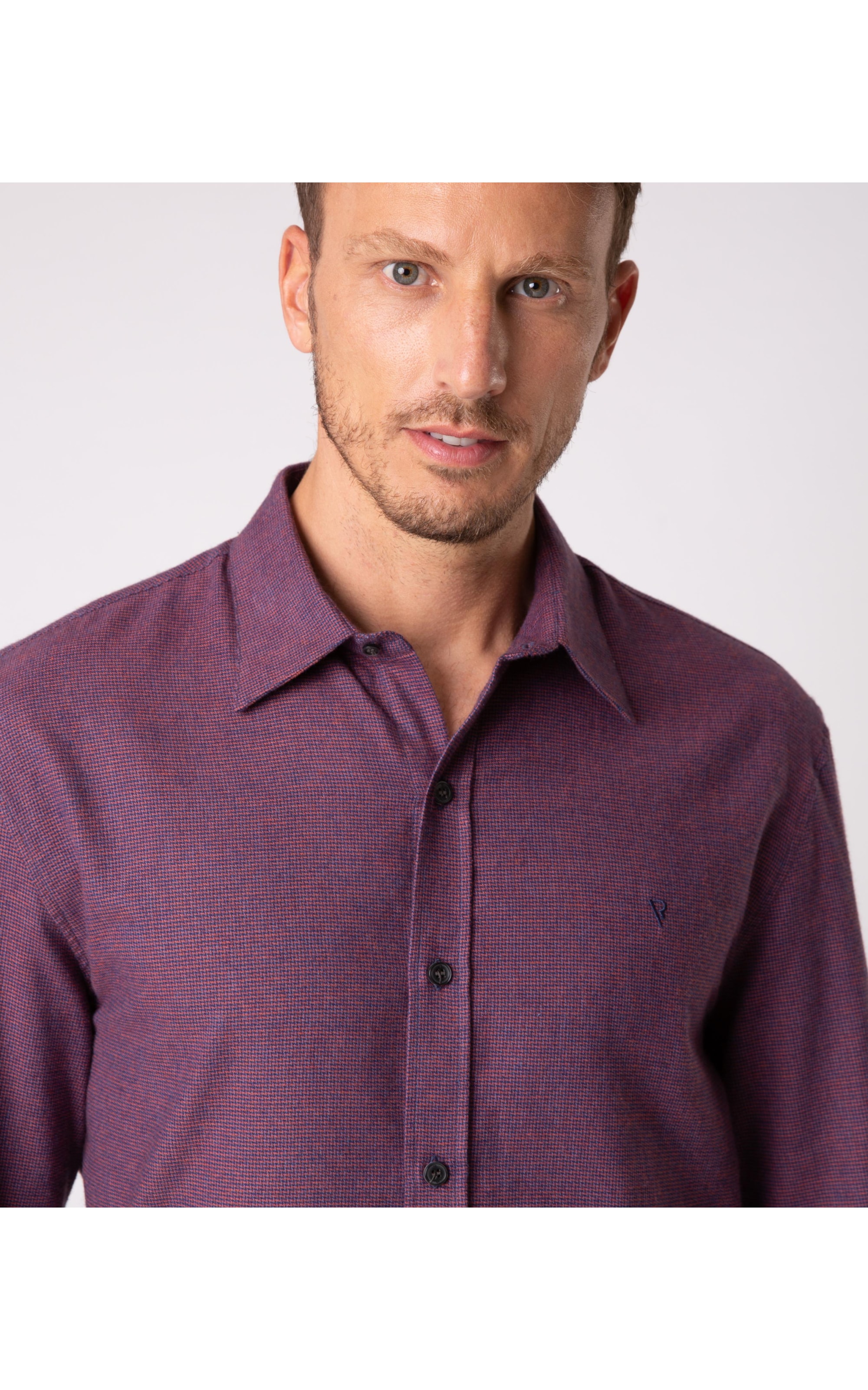 Camisa Basilicata Nr Anatomic Bordeaux