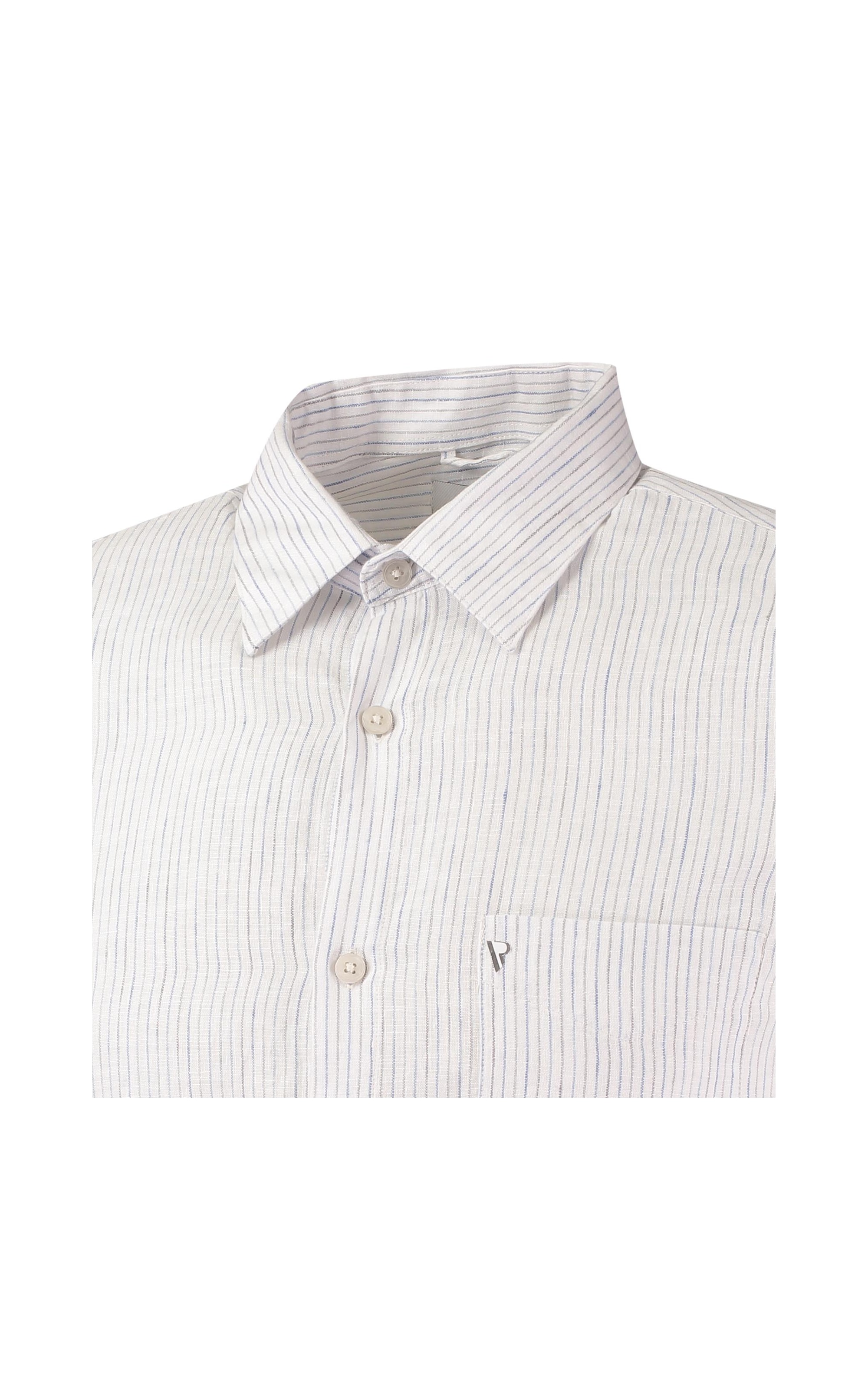 Camisa Bossa Listrada Ml Branco