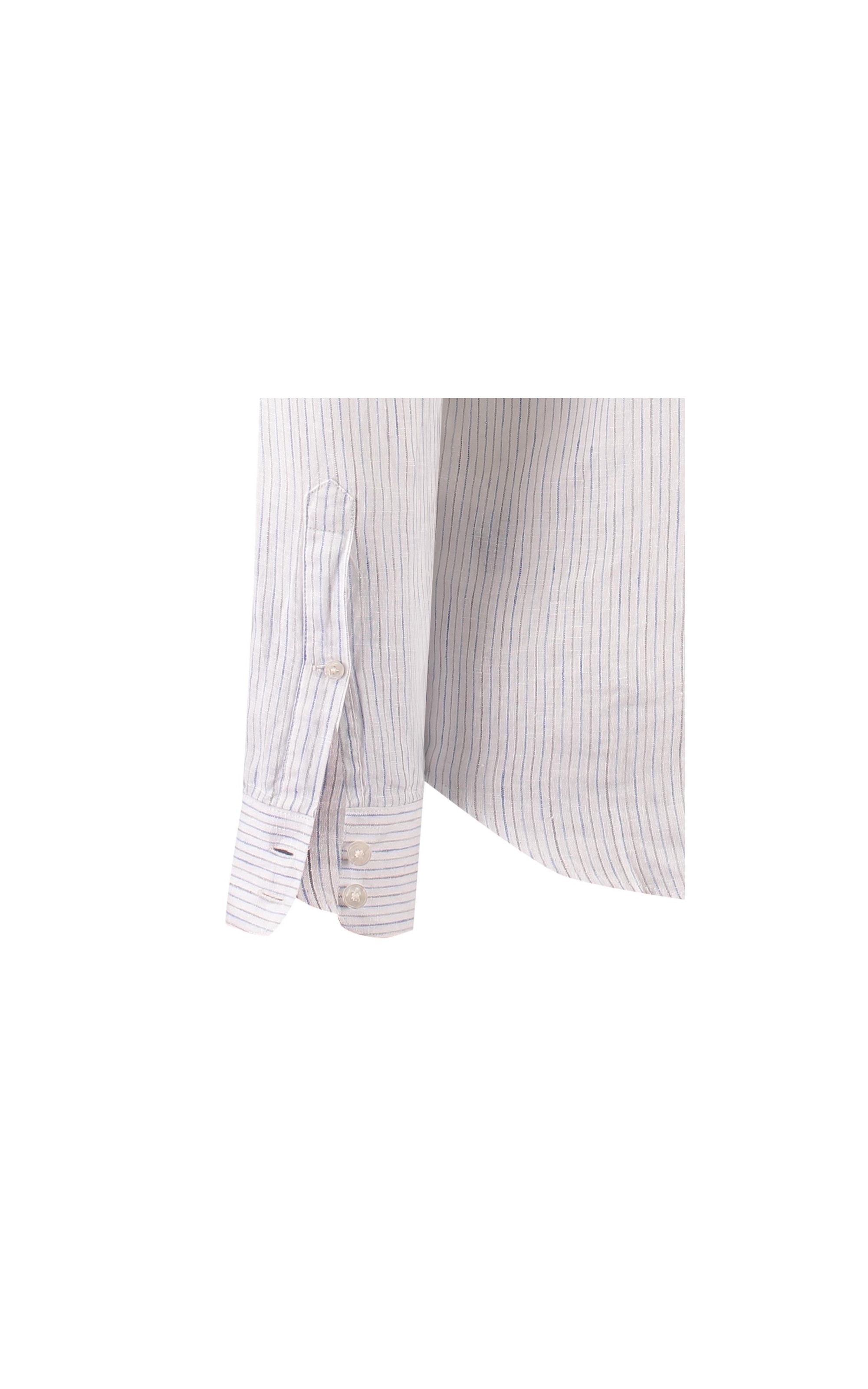 Camisa Bossa Listrada Ml Branco