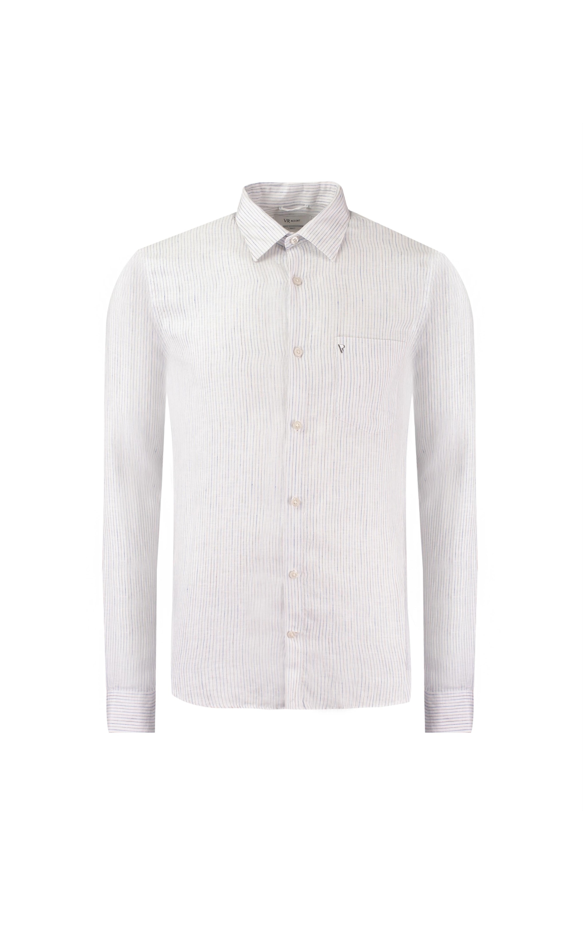 Camisa Bossa Listrada Ml Branco