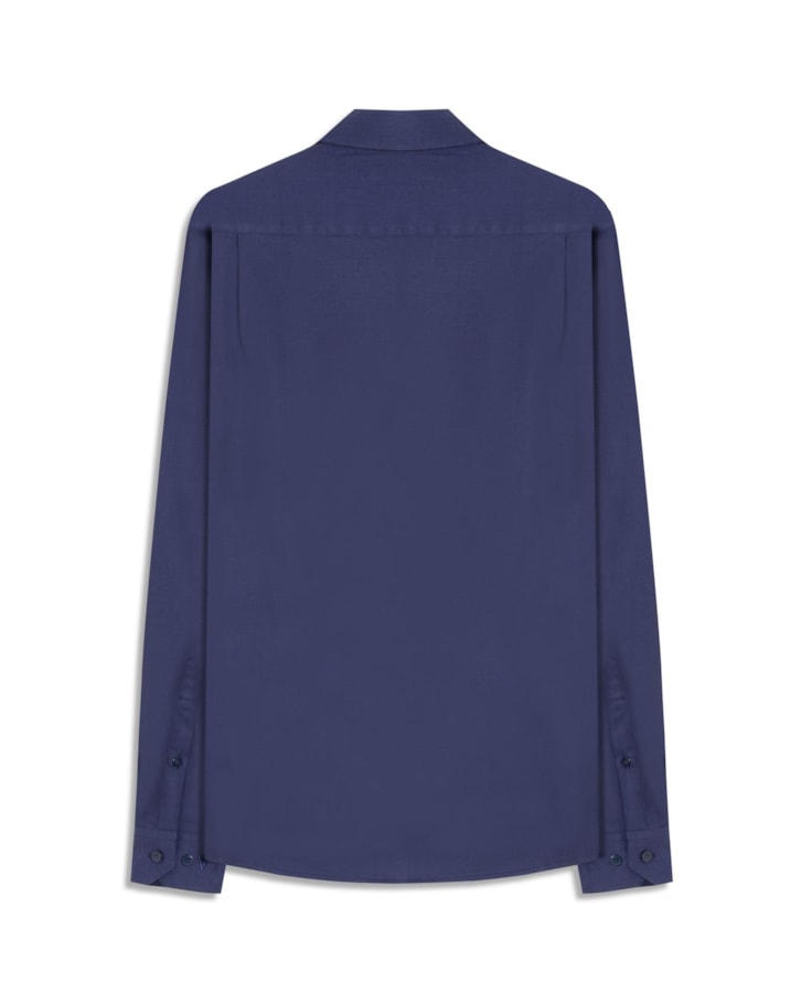 Camisa Caneleta New Class Pirlo Azul Bic