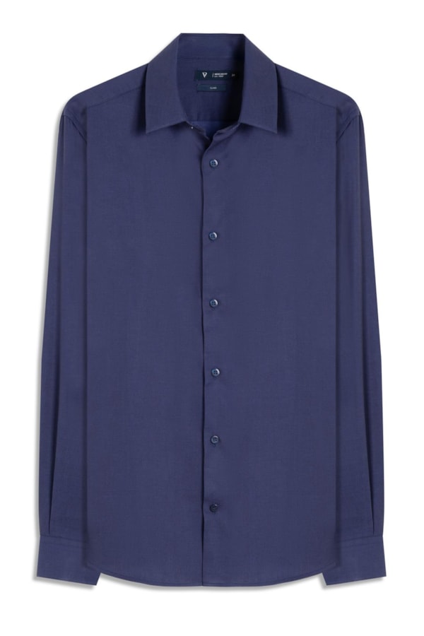 Camisa Caneleta New Class Pirlo Azul Bic