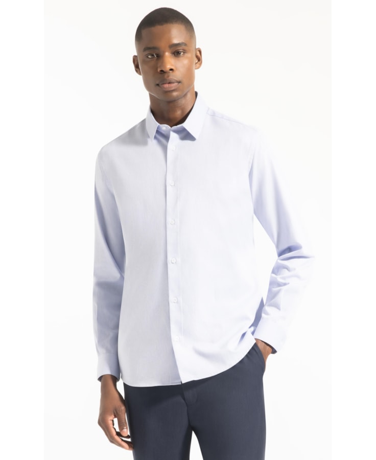 Camisa Caneleta New Class Pirlo Lavanda