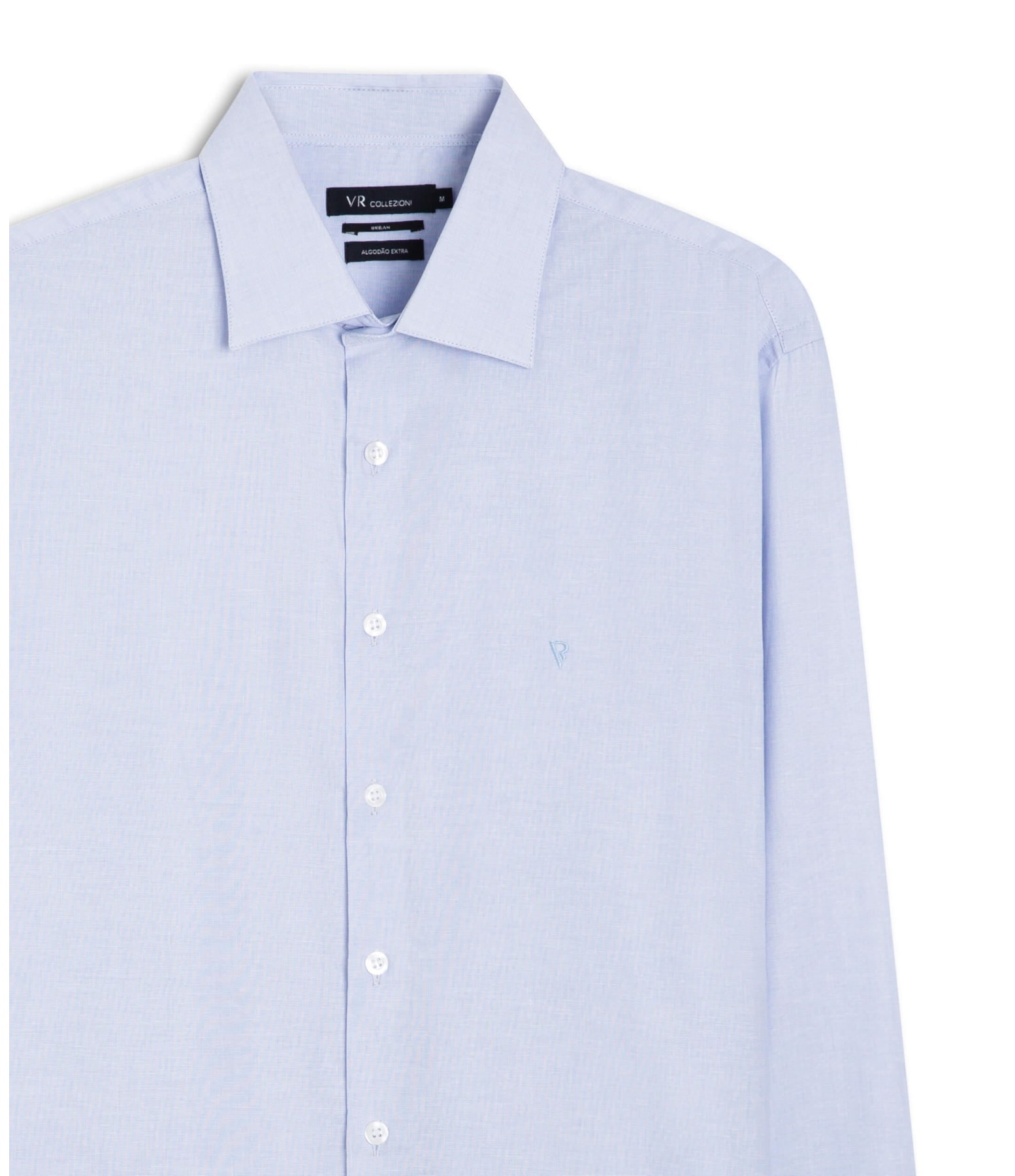 Camisa Castioglioni Twill Azul Claro