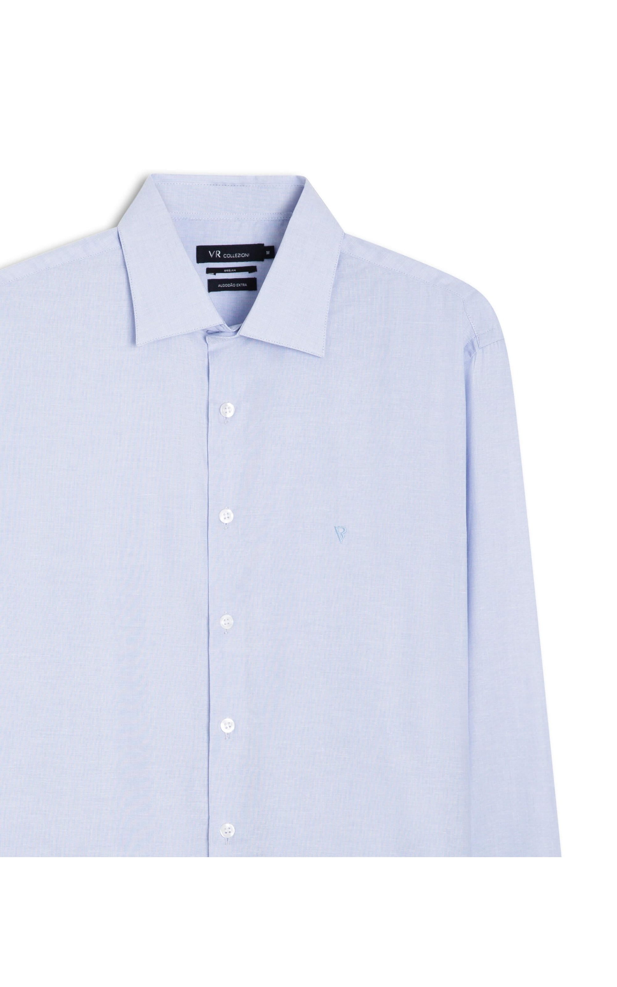 Camisa Castioglioni Twill Azul Claro