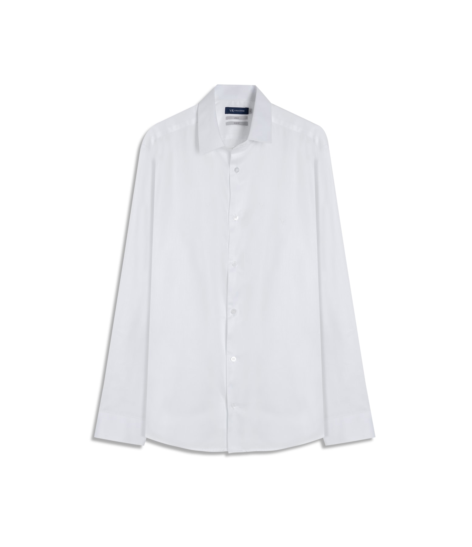 Camisa Cetim Alg Riviera Slim Sh Branco