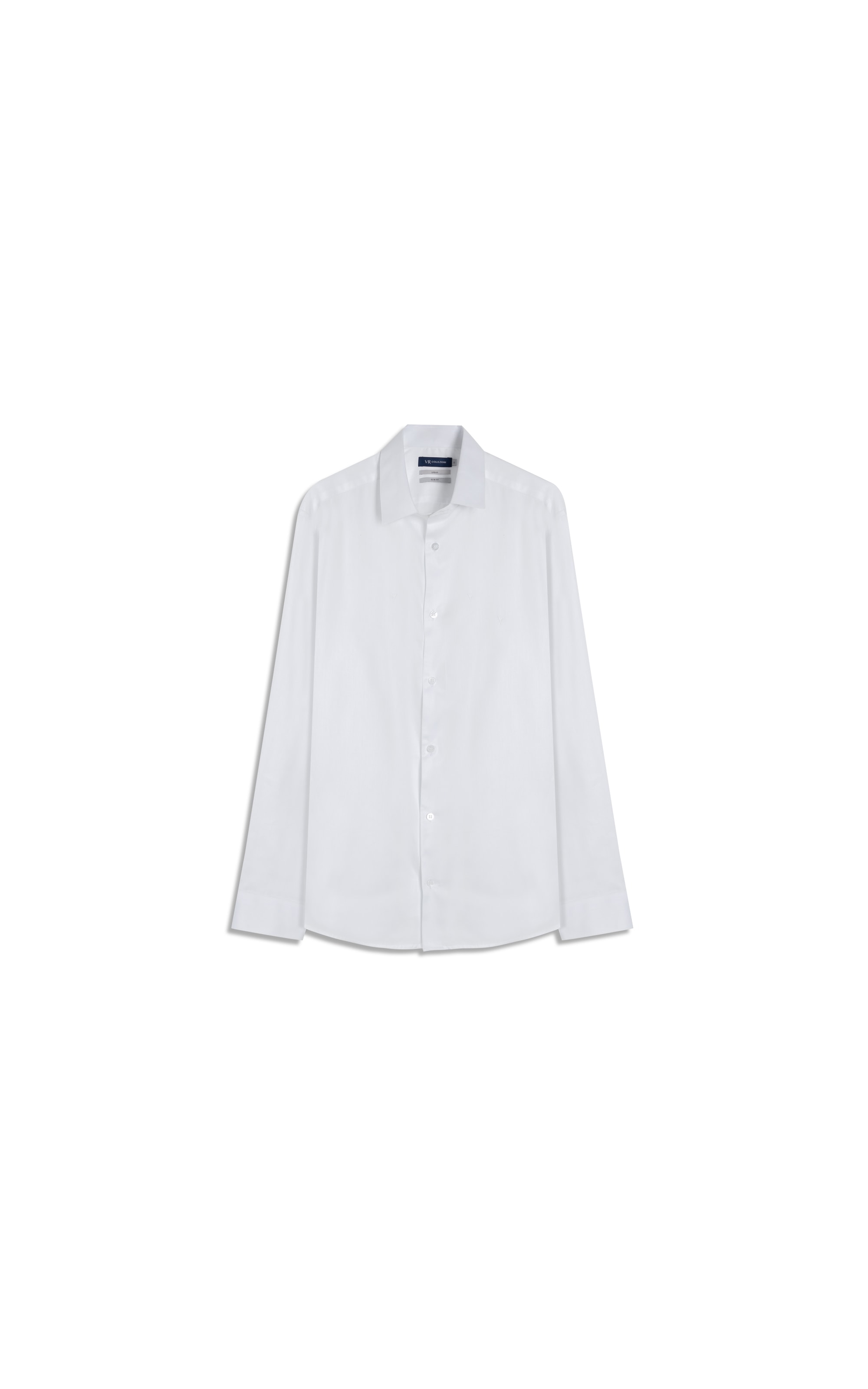 Camisa Cetim Alg Riviera Slim Sh Branco