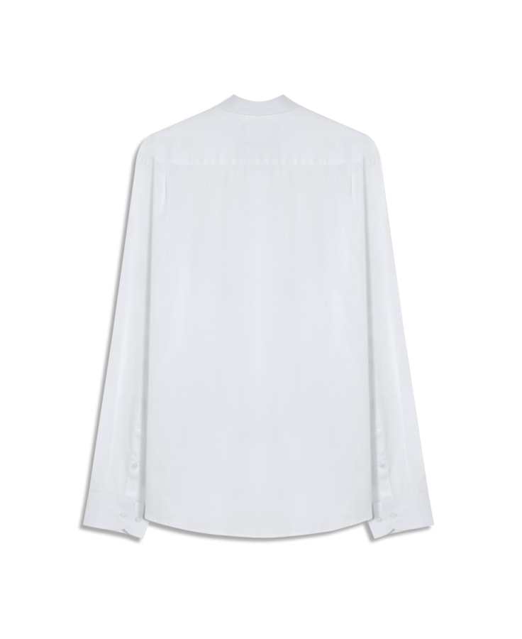 Camisa Cetim Alg Riviera Slim Sh Branco