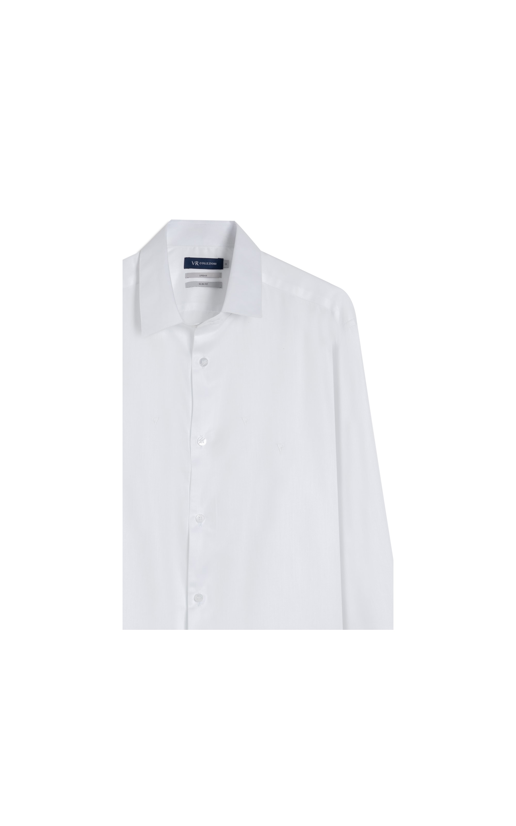 Camisa Cetim Alg Riviera Slim Sh Branco