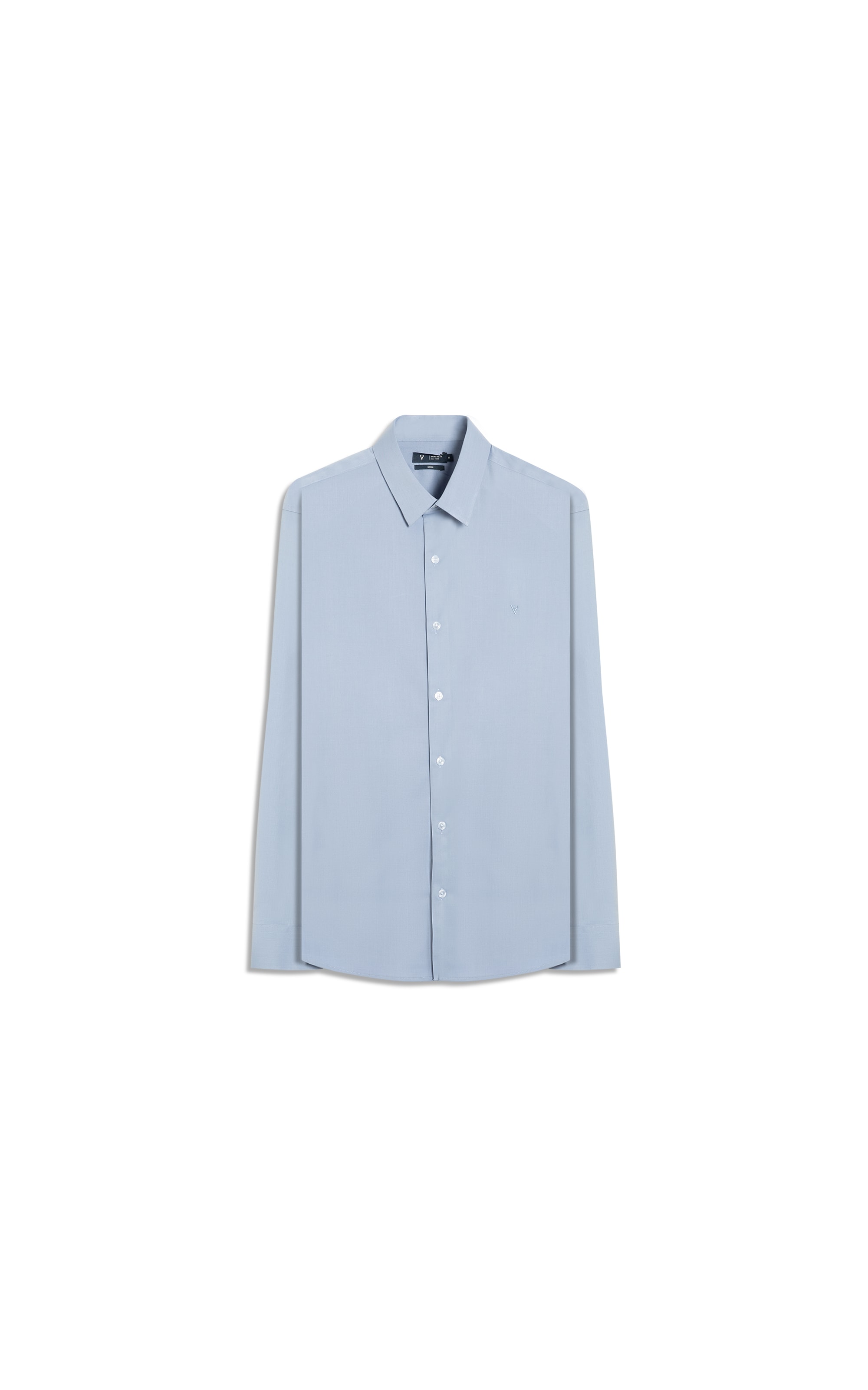 Camisa Cetim Like Techno Modal Classic Pirlo Azul Claro