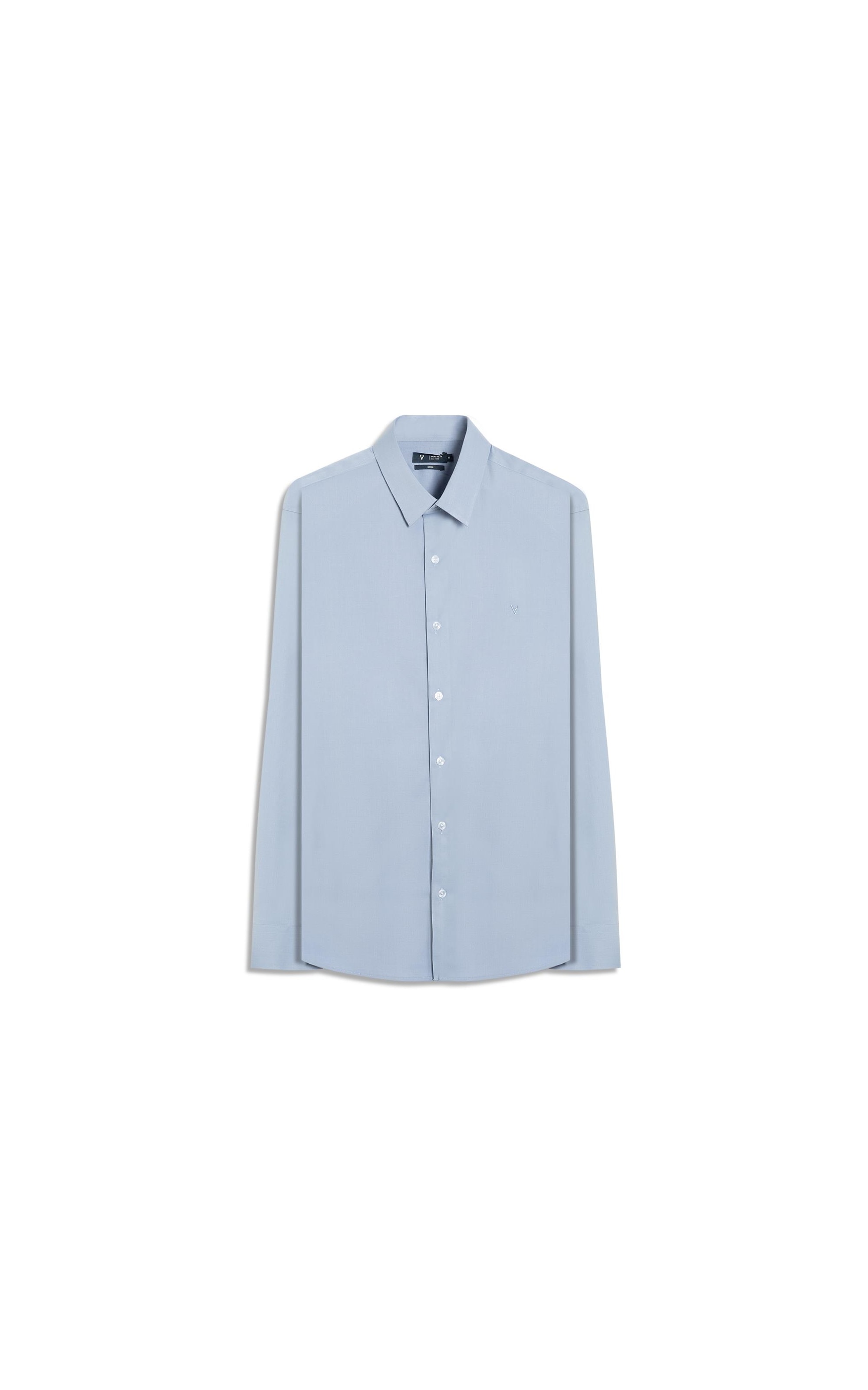 Camisa Cetim Like Techno Modal Classic Pirlo Azul Claro