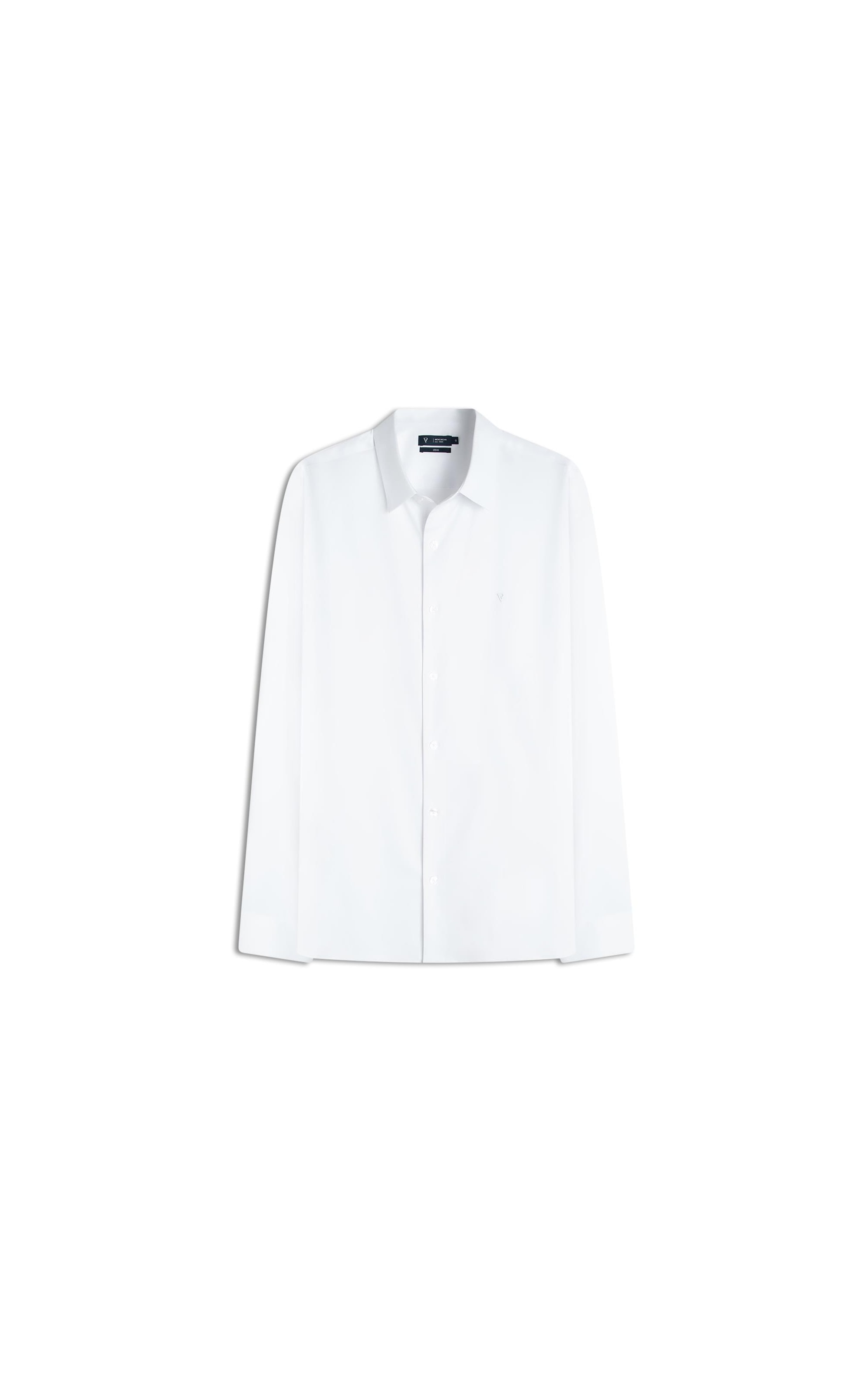 Camisa Cetim Like Techno Modal Classic Pirlo Branco