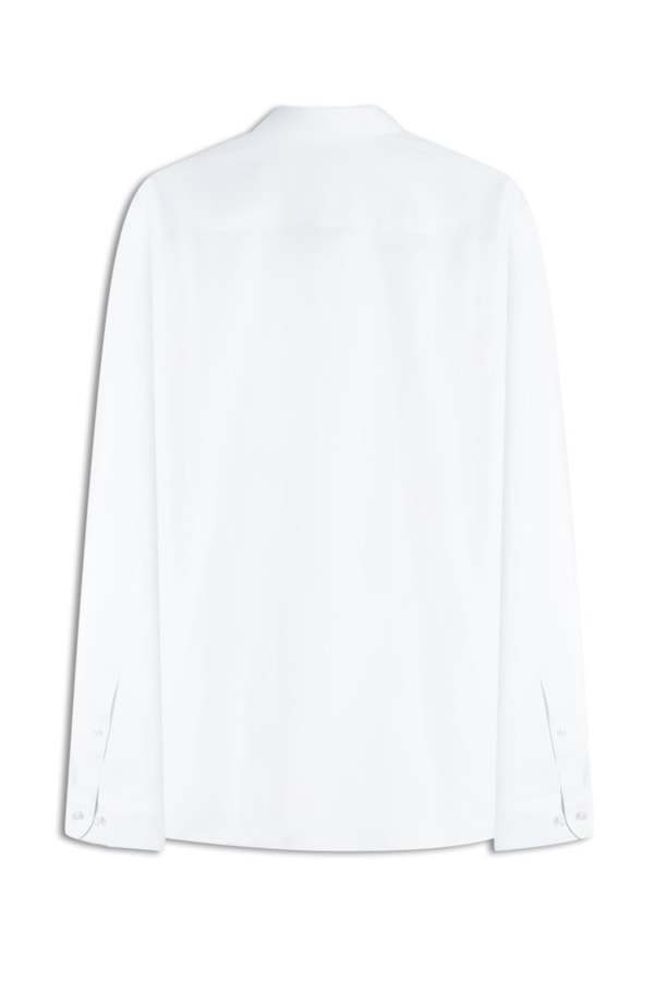 Camisa Cetim Like Techno Modal Classic Pirlo Branco
