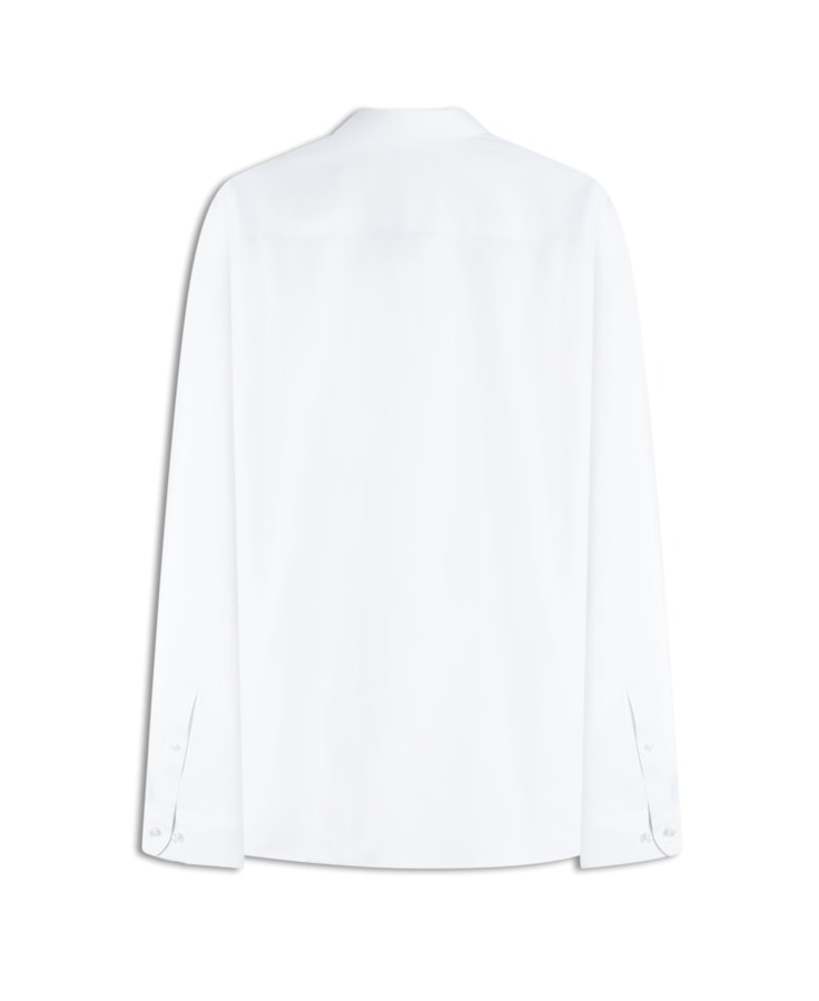 Camisa Cetim Like Techno Modal Classic Pirlo Branco