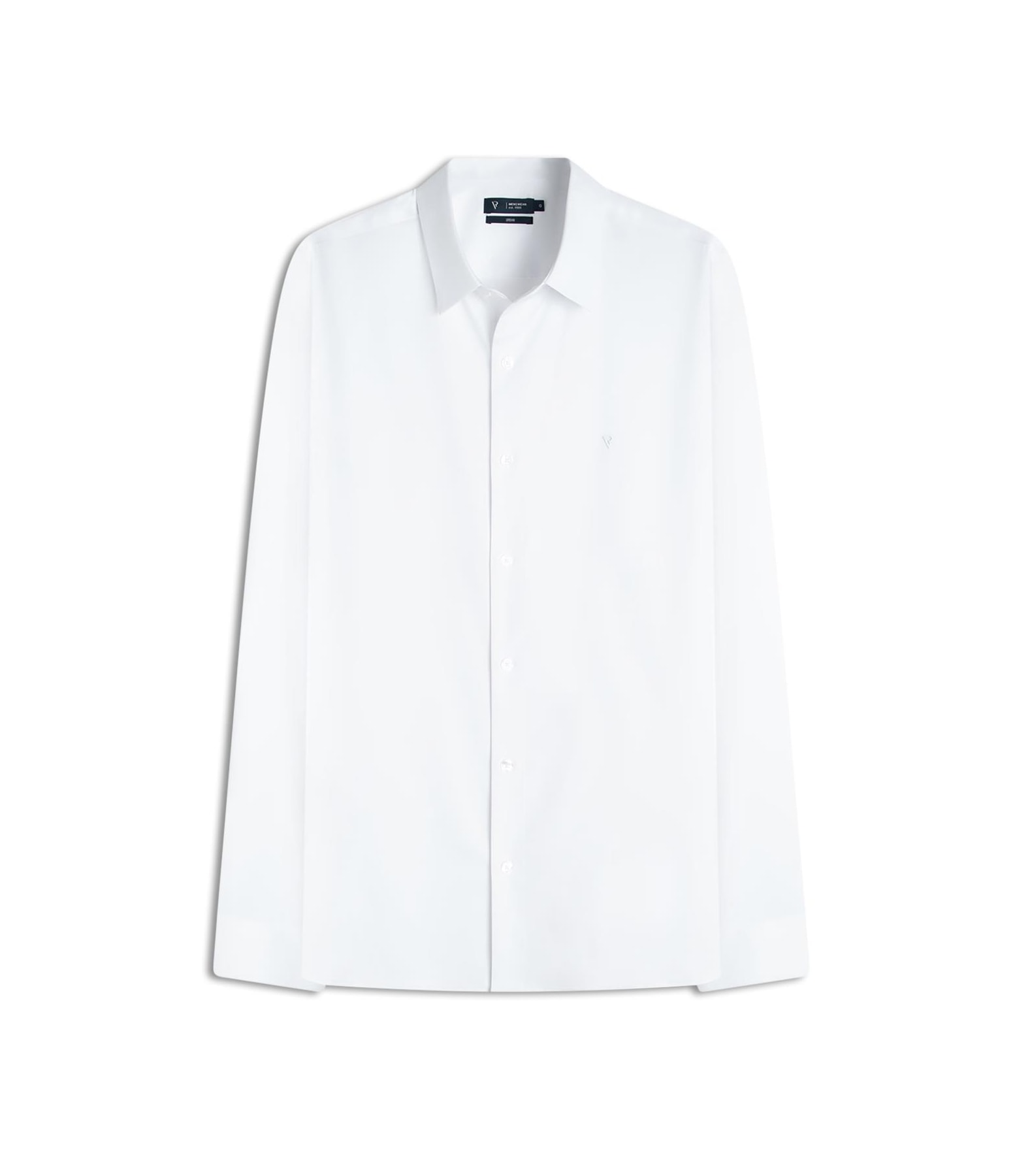 Camisa Cetim Like Techno Modal Classic Pirlo Branco