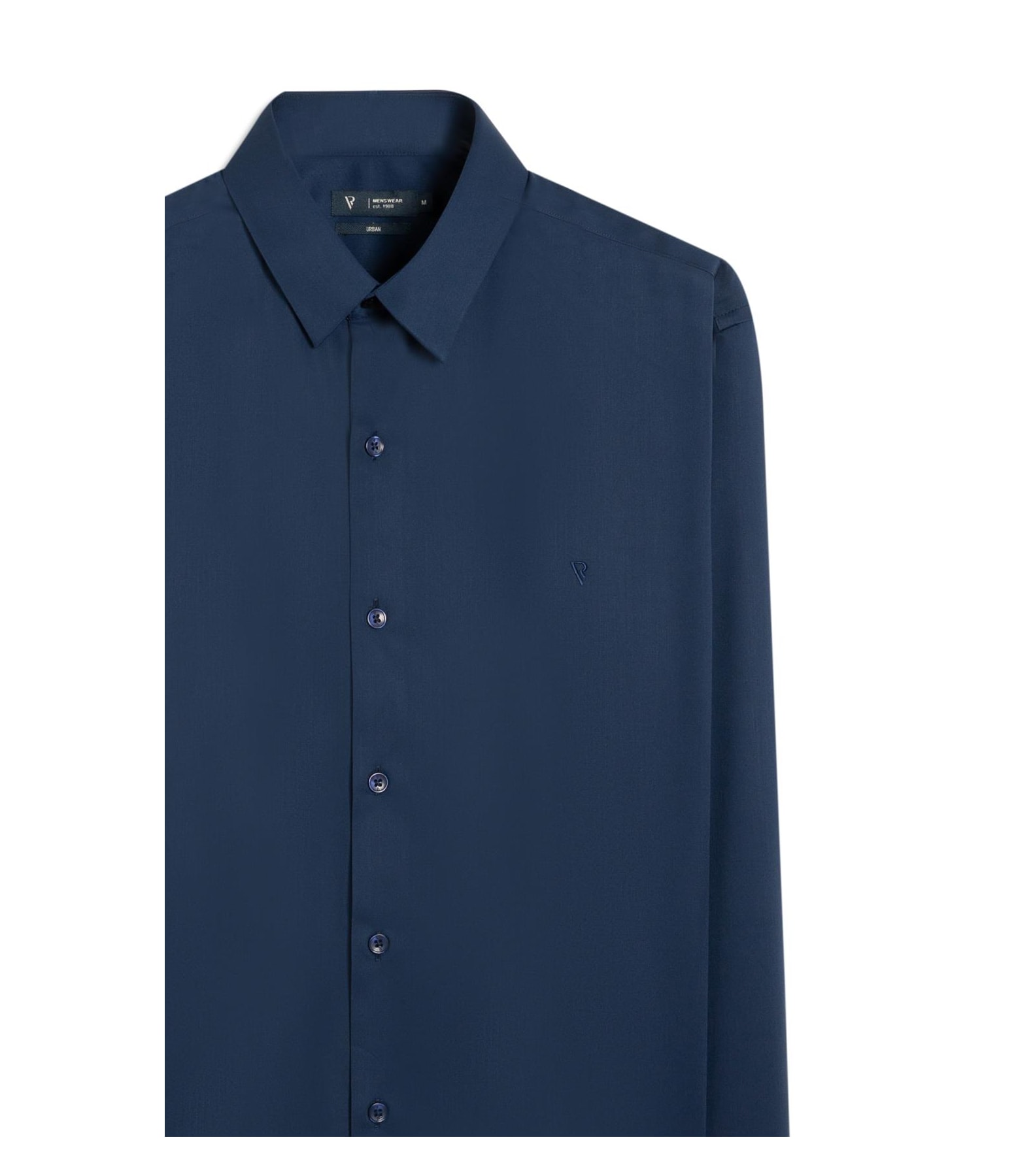 Camisa Cetim Like Techno Modal Classic Pirlo Marinho