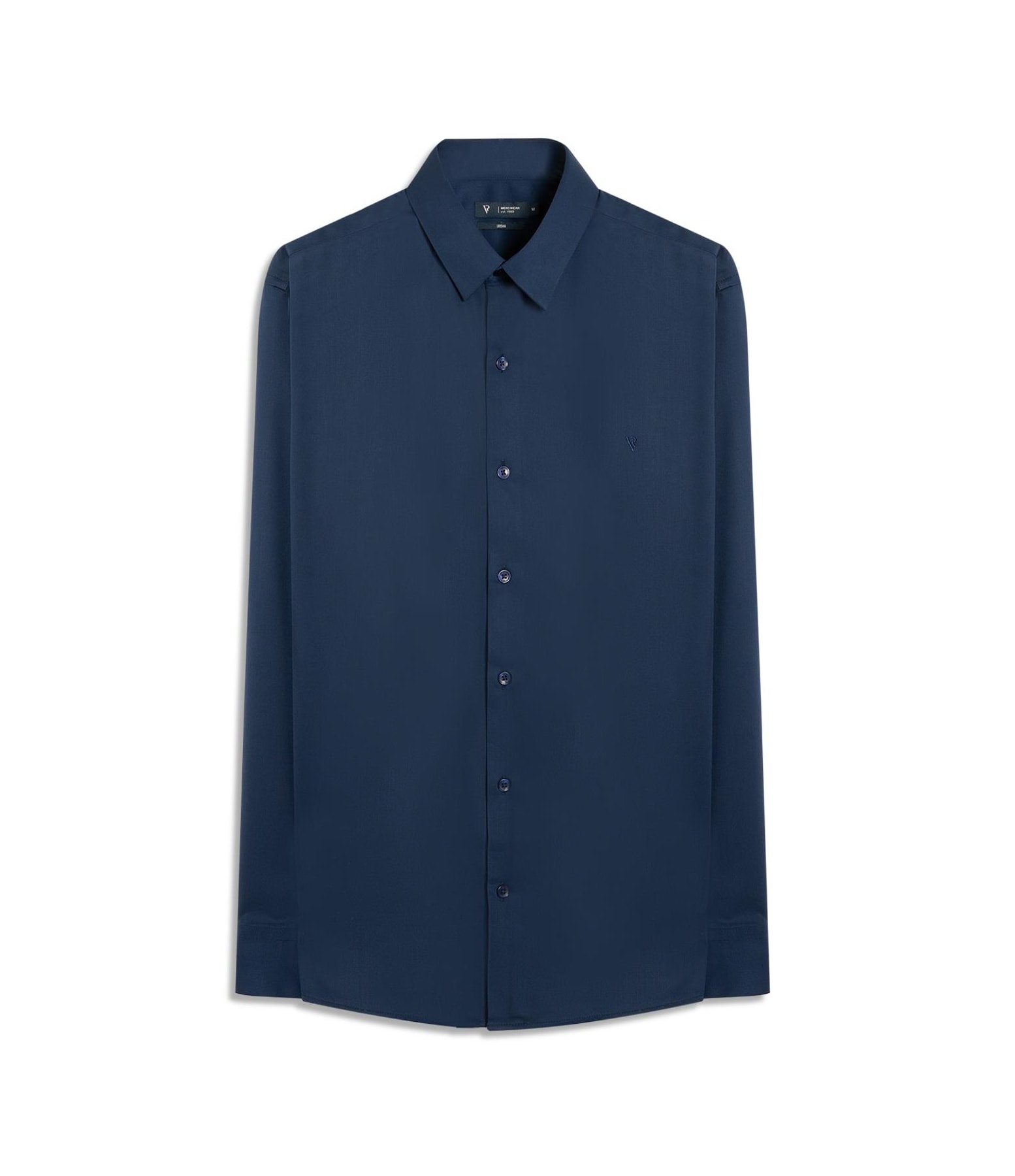 Camisa Cetim Like Techno Modal Classic Pirlo Marinho