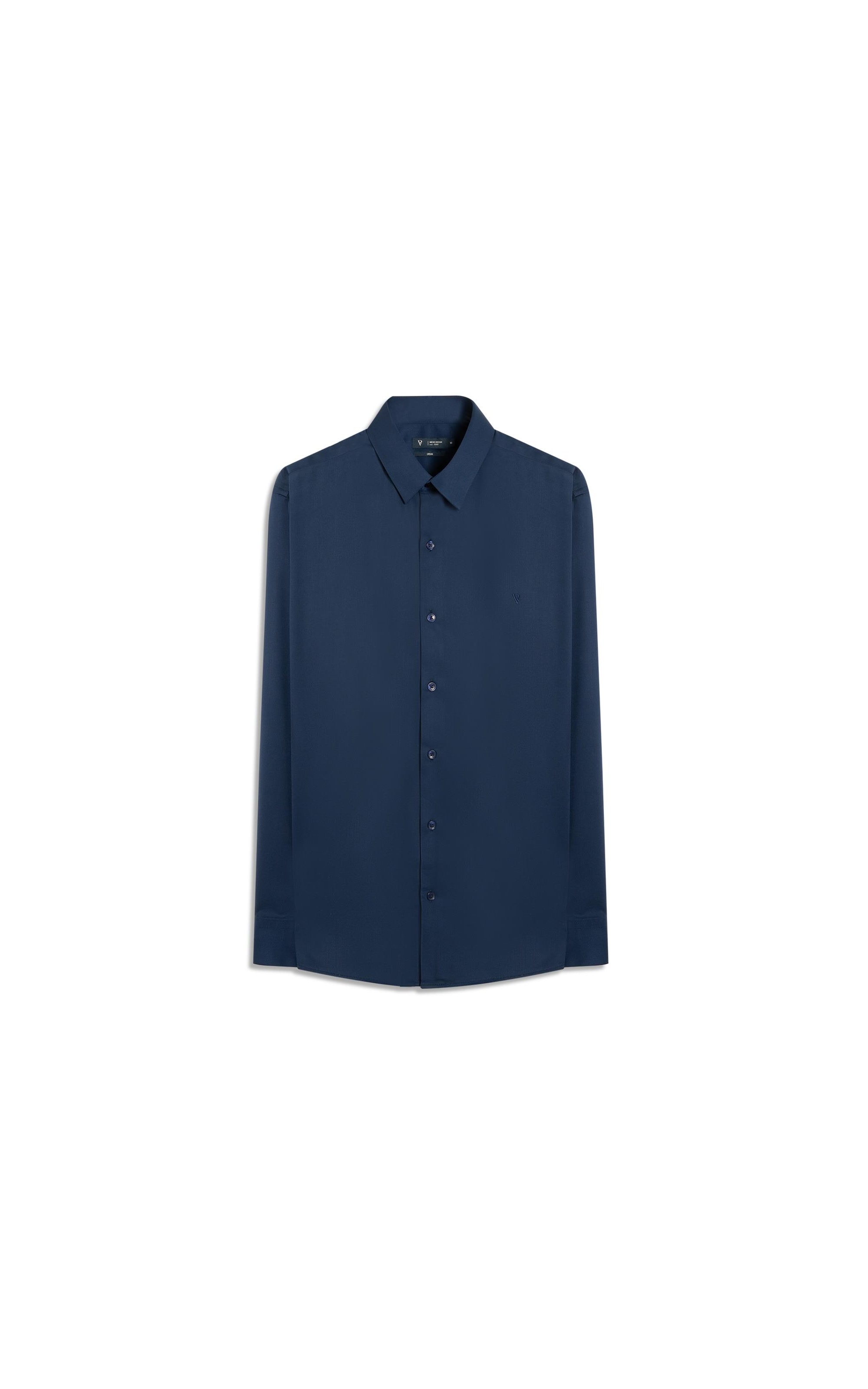 Camisa Cetim Like Techno Modal Classic Pirlo Marinho