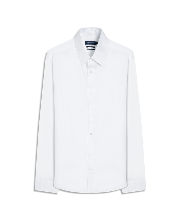 Camisa Cetim Riviera Slim Branco