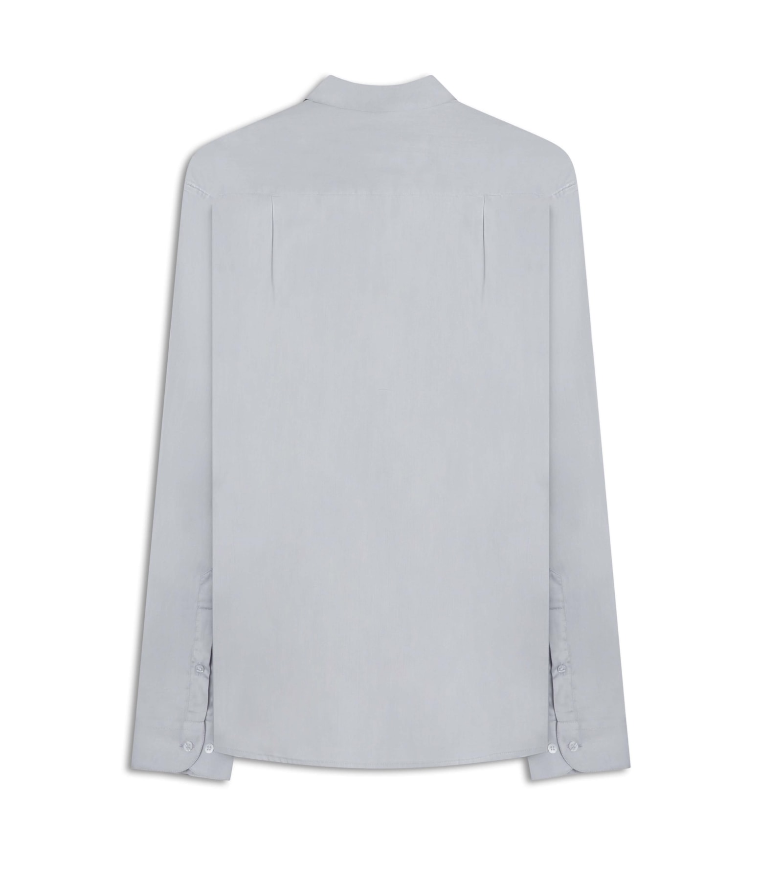 Camisa Cetim Riviera Slim Prata