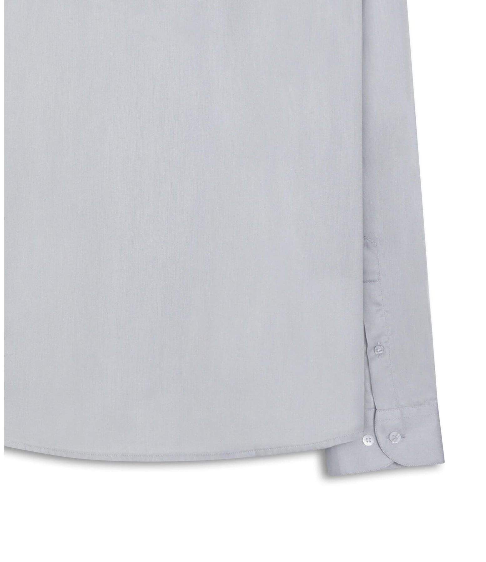 Camisa Cetim Riviera Slim Prata