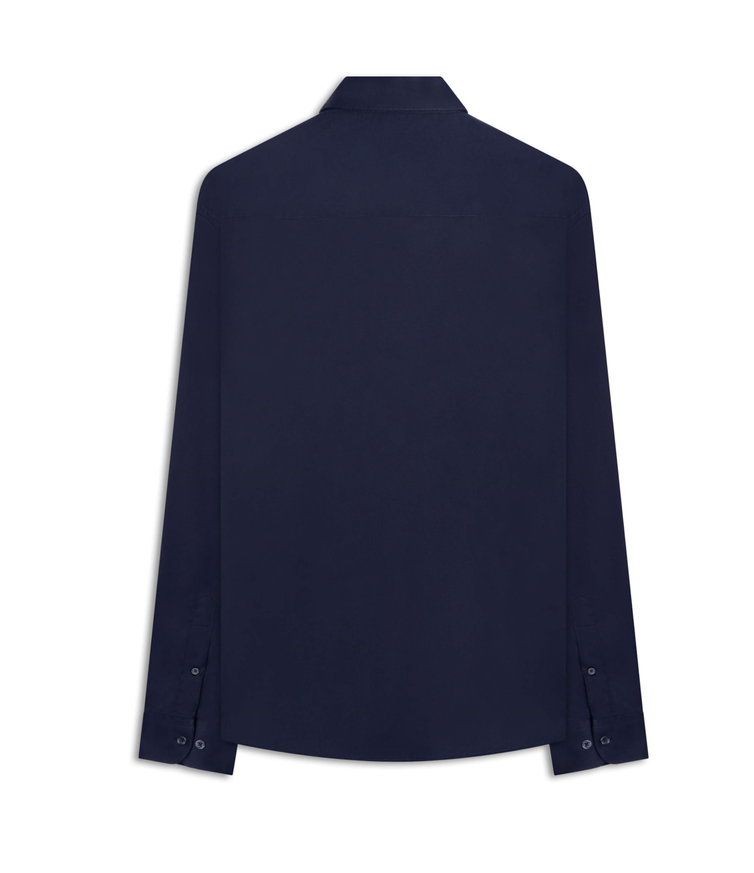 Camisa Cetim Slim French Dark Navy