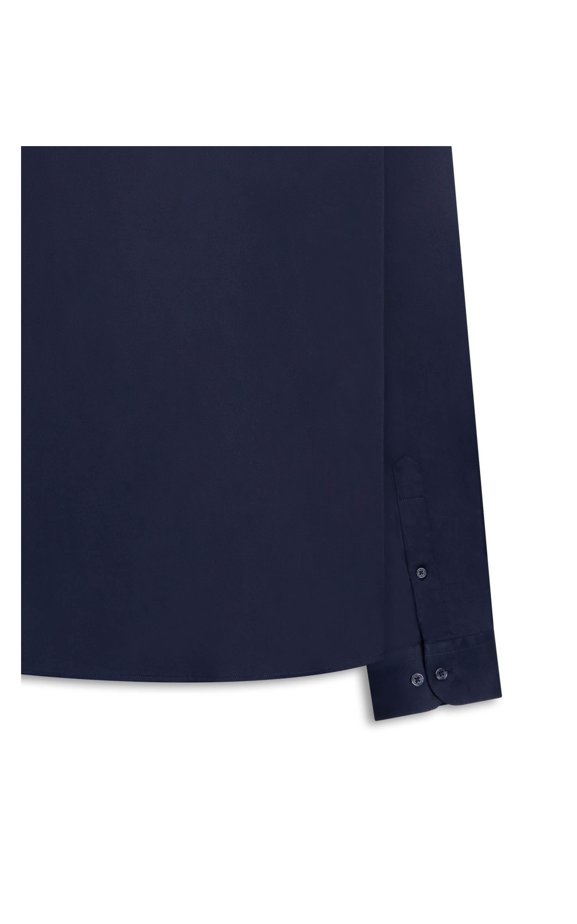 Camisa Cetim Slim French Dark Navy