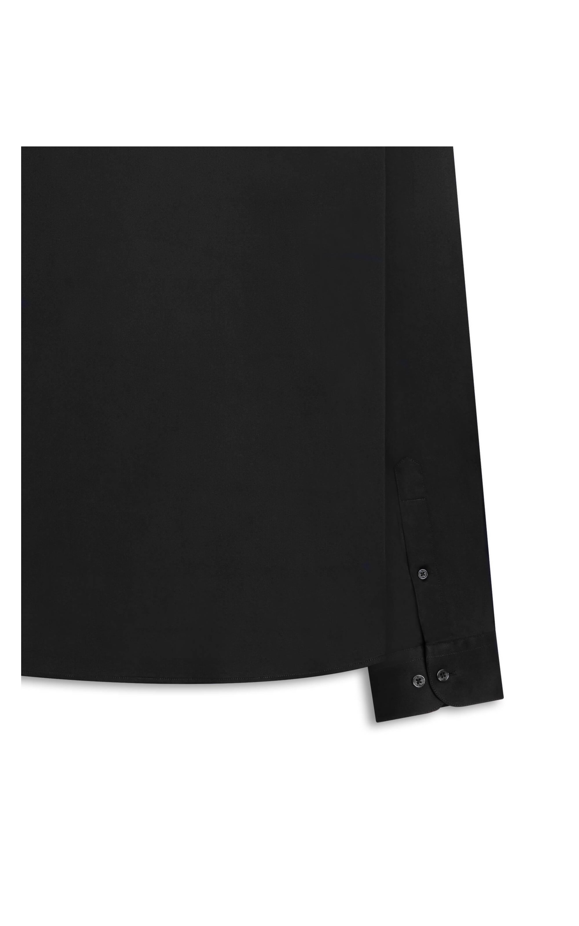 Camisa Cetim Slim French Preto