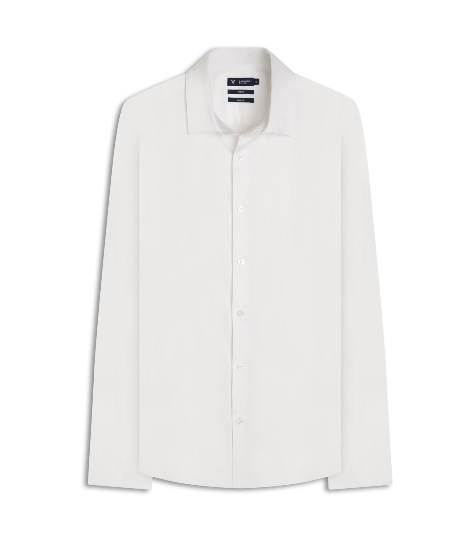 Camisa Cetim Slim Irish Branco