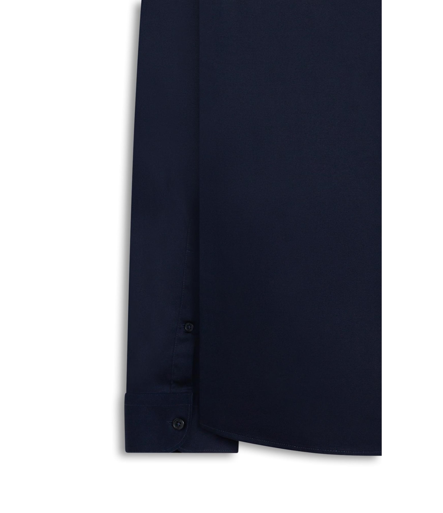 Camisa Cetim Slim Irish Dark Navy