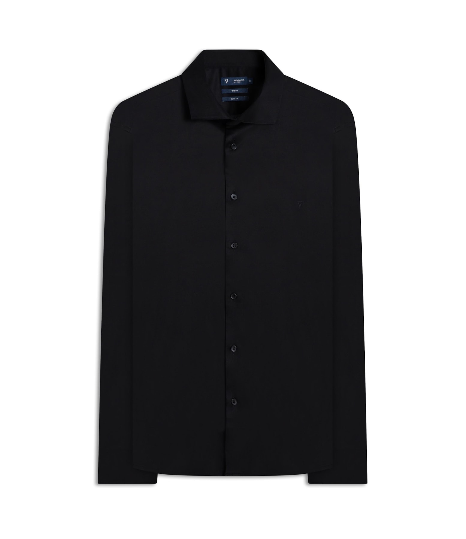 Camisa Cetim Slim Irish Preto