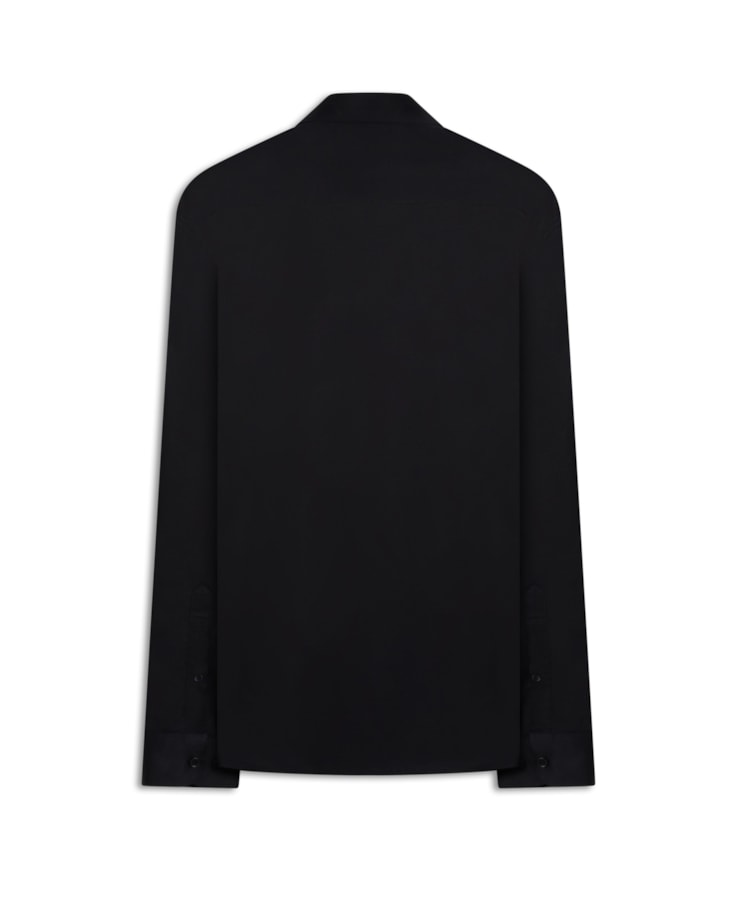 Camisa Cetim Slim Irish Preto