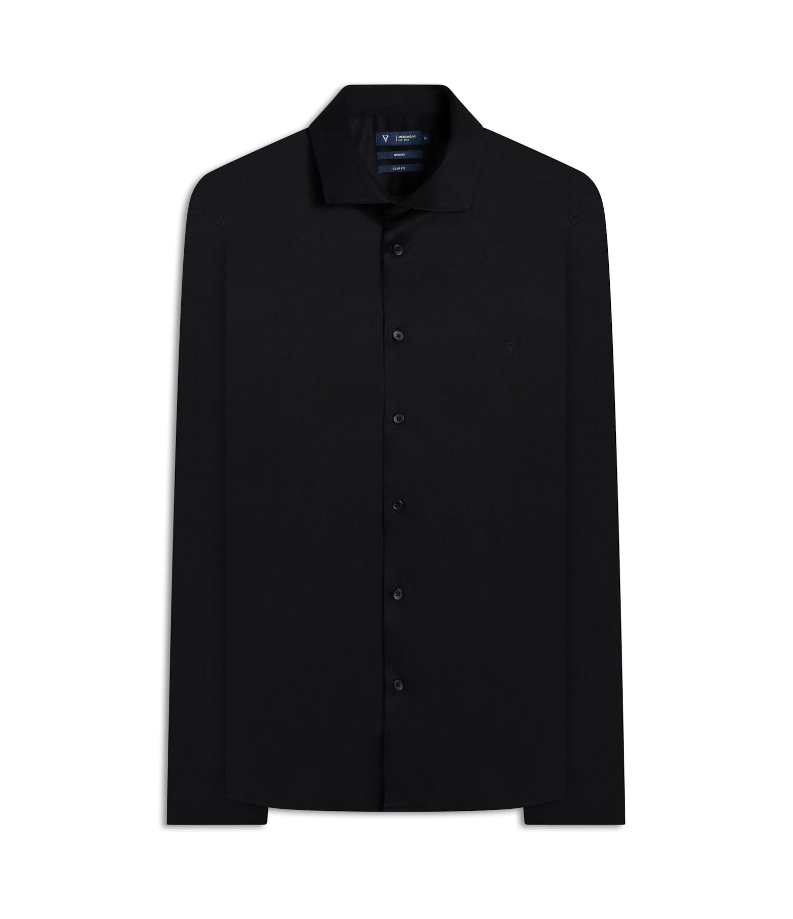 Camisa Cetim Slim Irish Preto