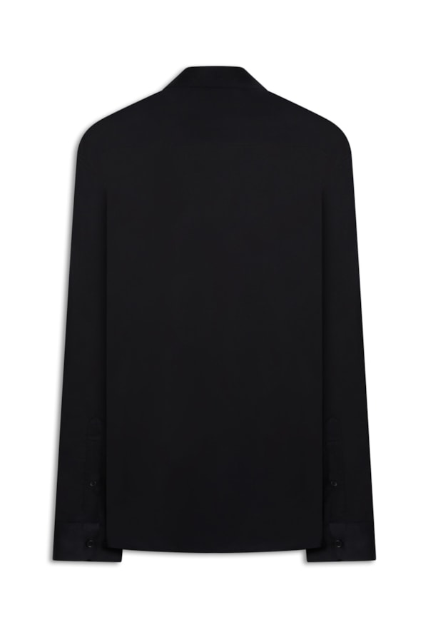 Camisa Cetim Slim Irish Preto