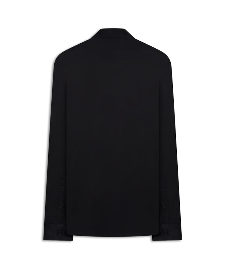 Camisa Cetim Slim Irish Preto