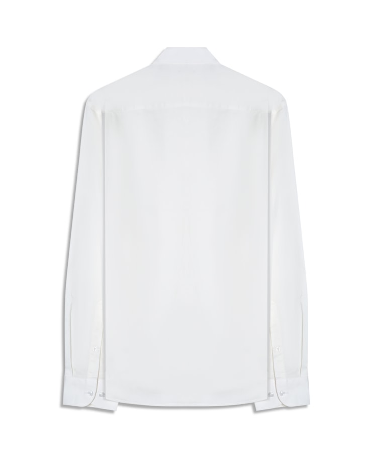 Camisa Cetim Slim New Italian Branco